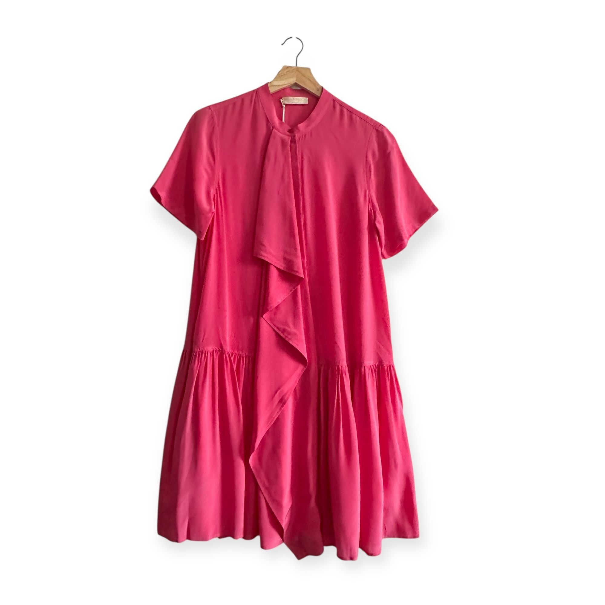 Ulla Johnson ULLA JOHNSON Adalyn Silk Mini Dress, Pink, Size 4, New with Size S / US 4 / IT 40 - 1 Thumbnail