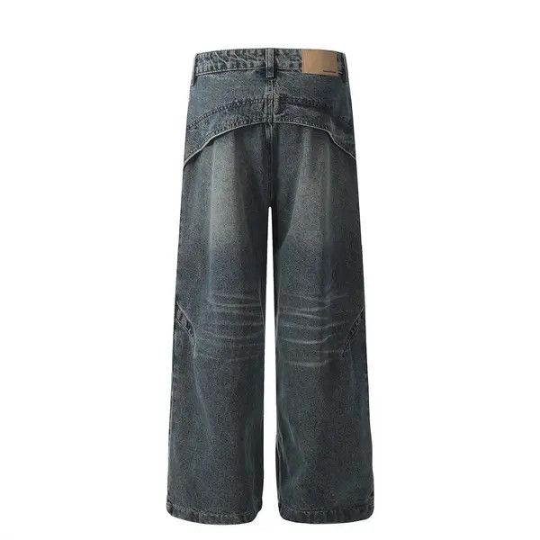 VIBE Deconstructed patchwork washed distressed jeans Size US 32 / EU 48 - 3 Thumbnail