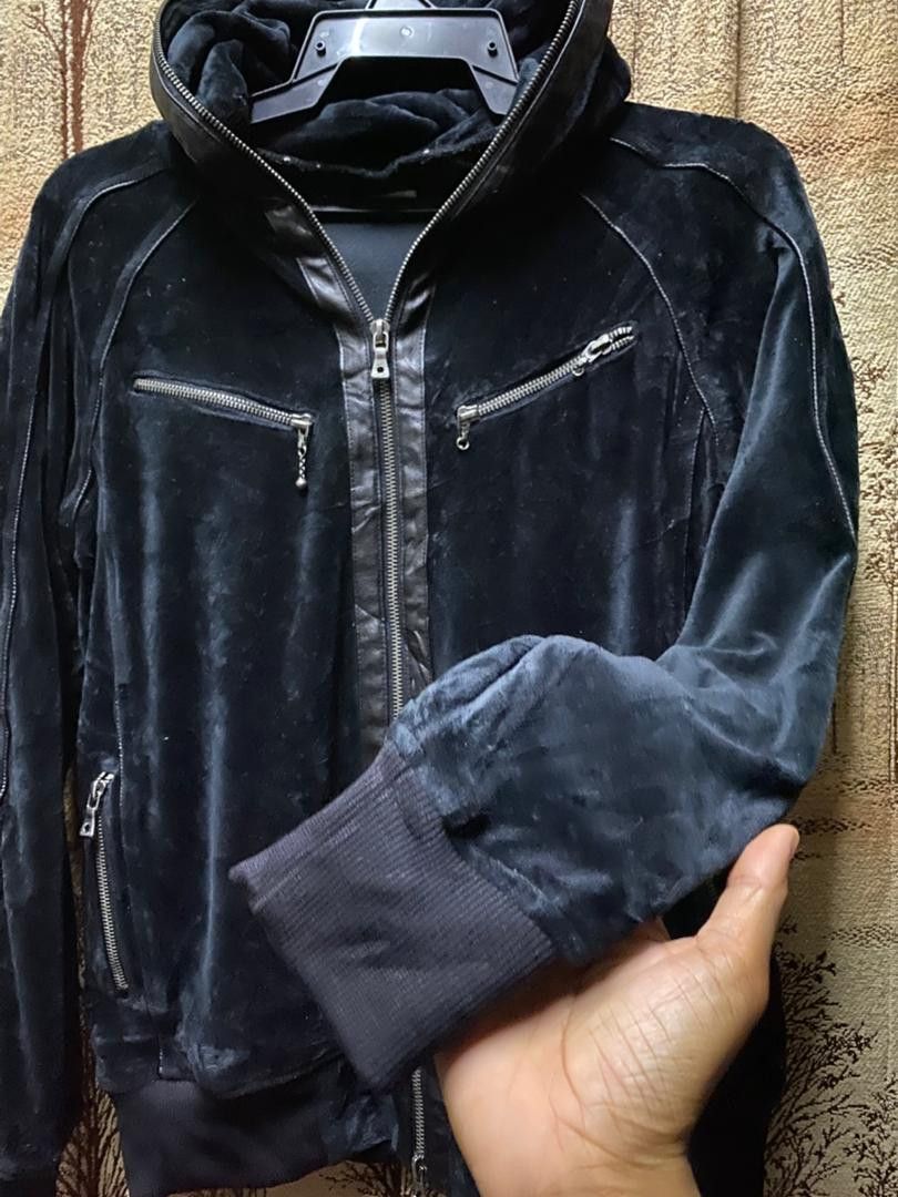semanticdesign Velvet Jacket Semantic Design Gothic Leather Full Zipper Size US M / EU 48-50 / 2 - 9 Thumbnail