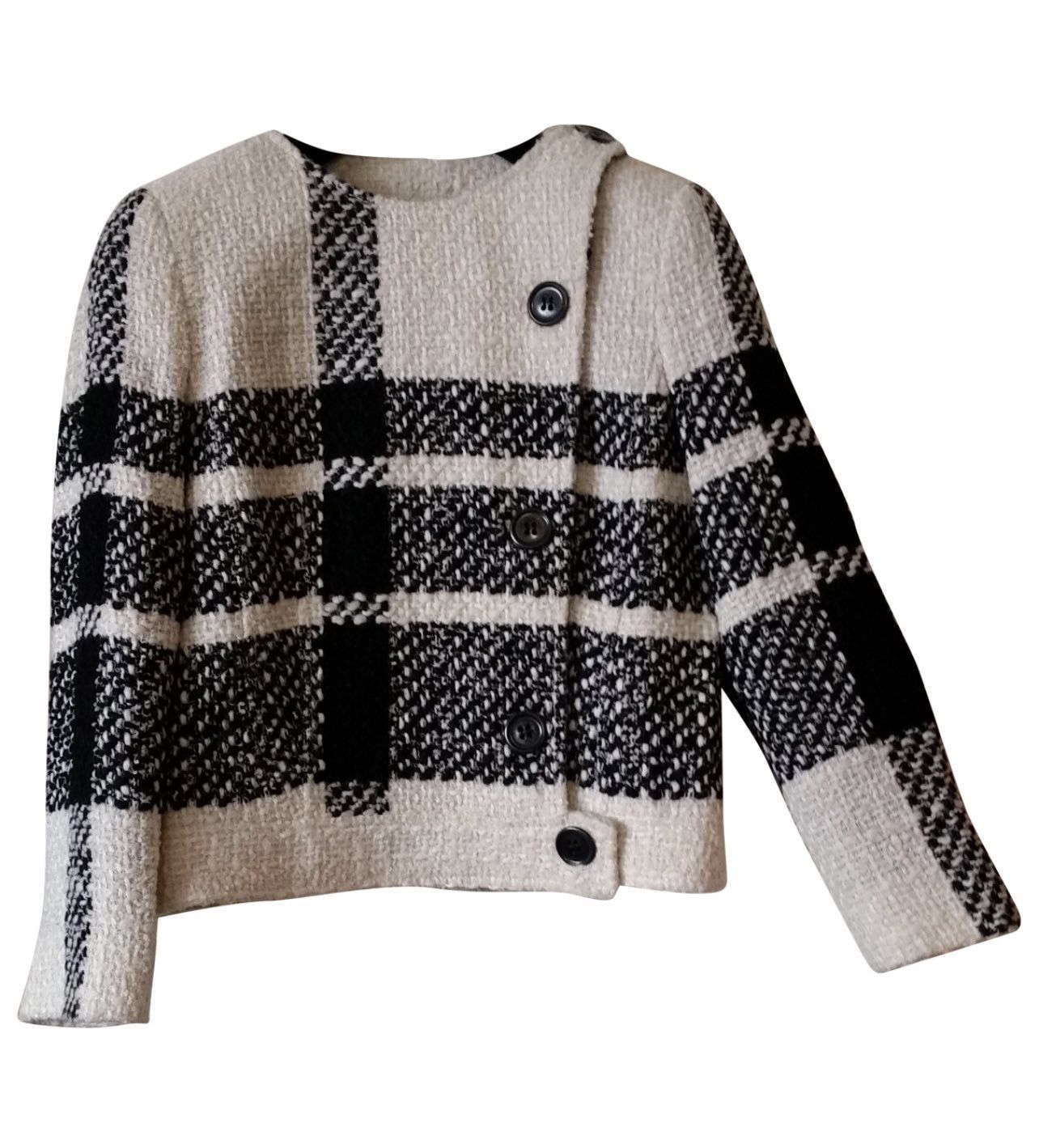 Valentino VALENTINO GARAVANI Wool Tweed Boucle Short Blazer Jacket Size S / US 4 / IT 40 - 1 Thumbnail