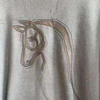 Hermes Hermes Gray Leather Horsehead Hoodie Size XL / US 12-14 / IT 48-50 - 6 Thumbnail