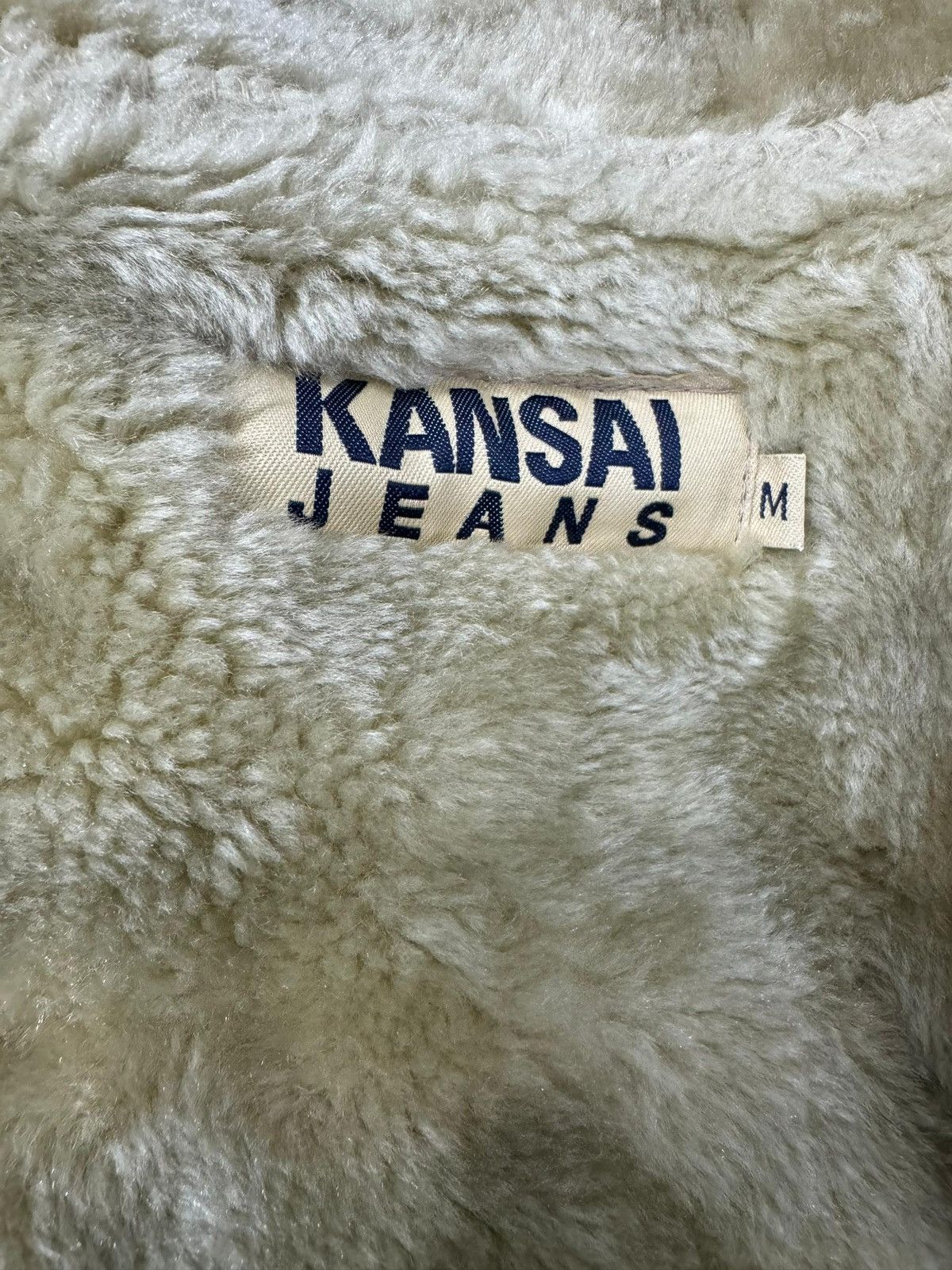 Kansai Yamamoto × Seditionaries × Yohji Yamamoto Kansai Jeans by Kansai Yamamoto Shearling Suede Jacket Size US M / EU 48-50 / 2 - 14 Thumbnail