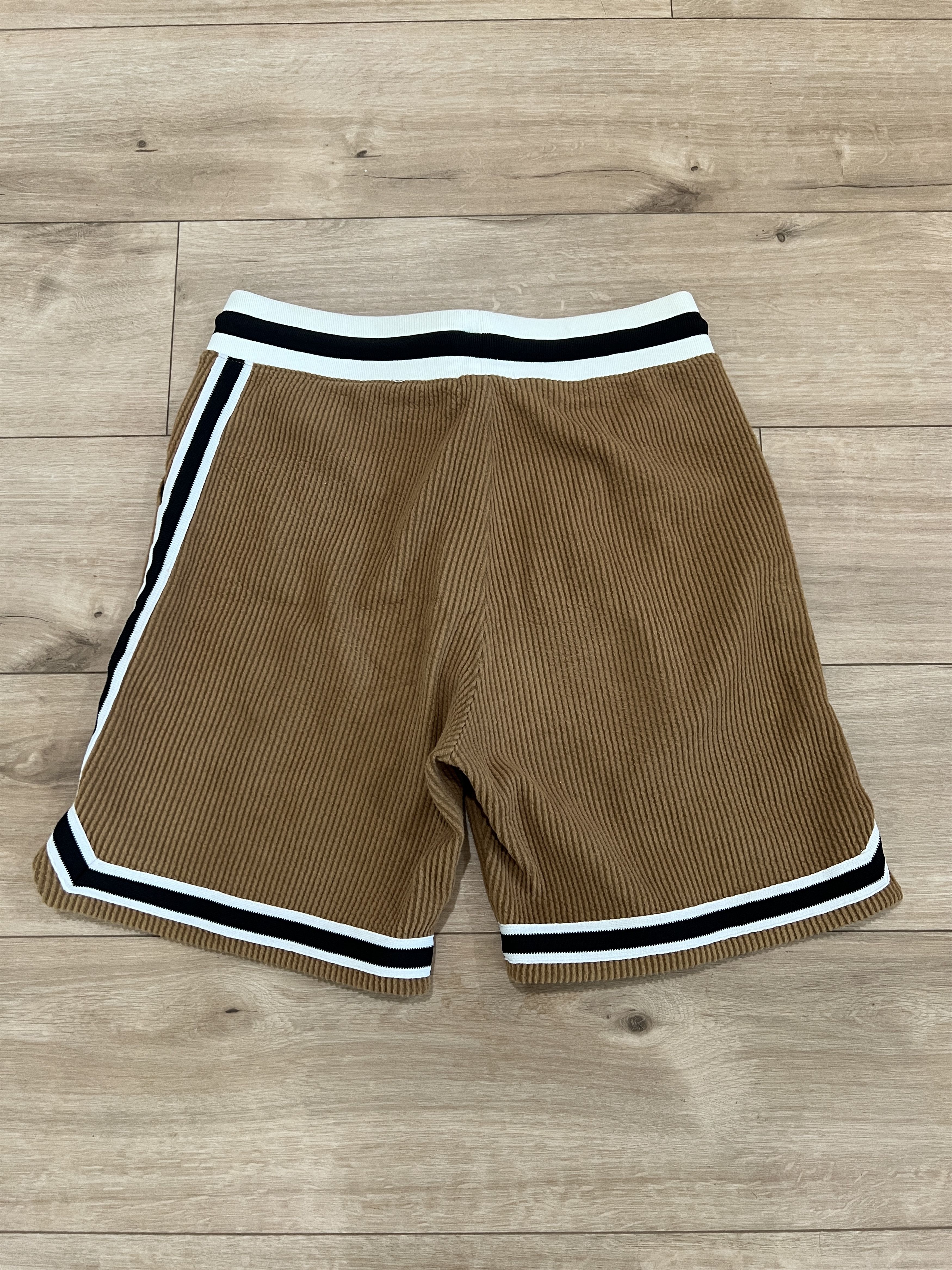 John Elliott John Elliott Brown Corduroy Athletic Shorts Drawstring Size US 28 / EU 44 - 4 Thumbnail
