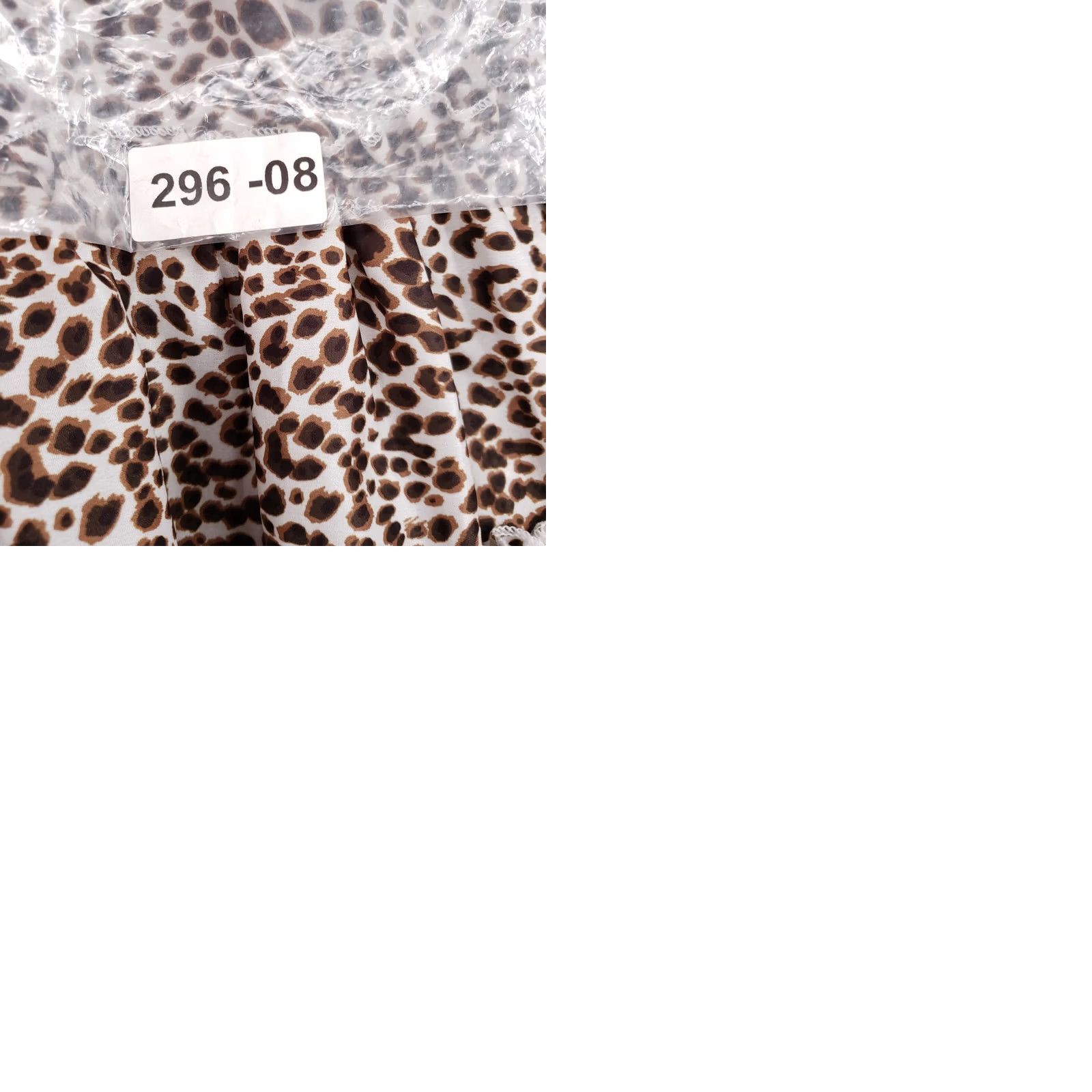 Shein Shein Skirt XS Brown Animal Print Tiered Ruffles Flare Short Pull On Womens Size 26" / US 2 / IT 38 - 9 Thumbnail