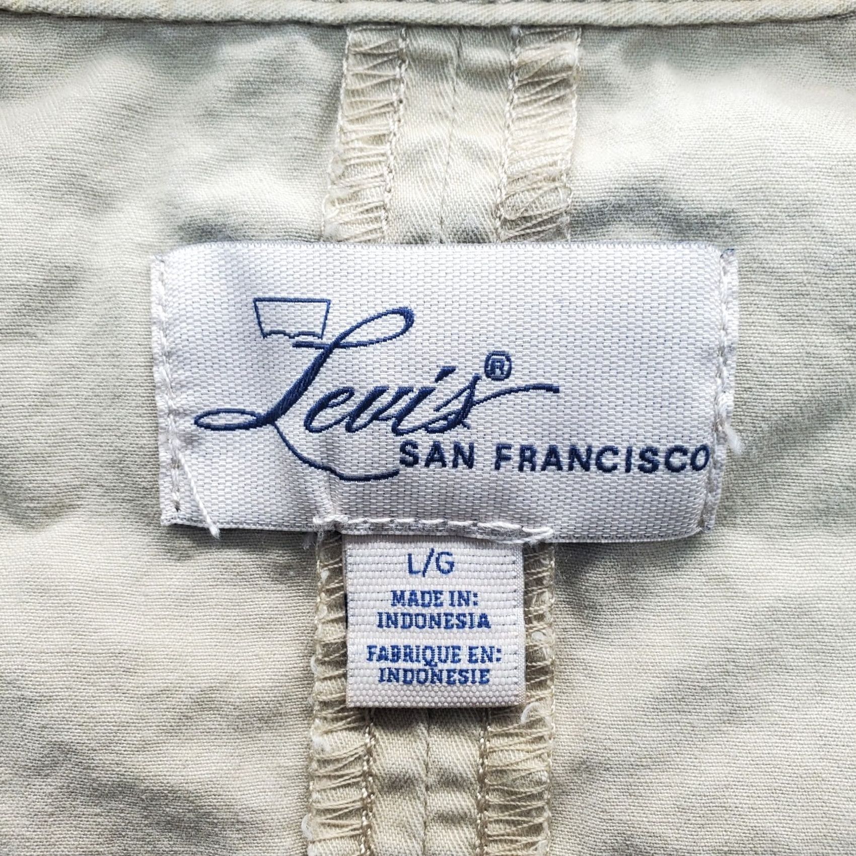 Levi's VINTAGE Levi's Jacket Womens Large Brown Collared Snap Front Windbreaker Utility Size L / US 10 / IT 46 - 5 Thumbnail