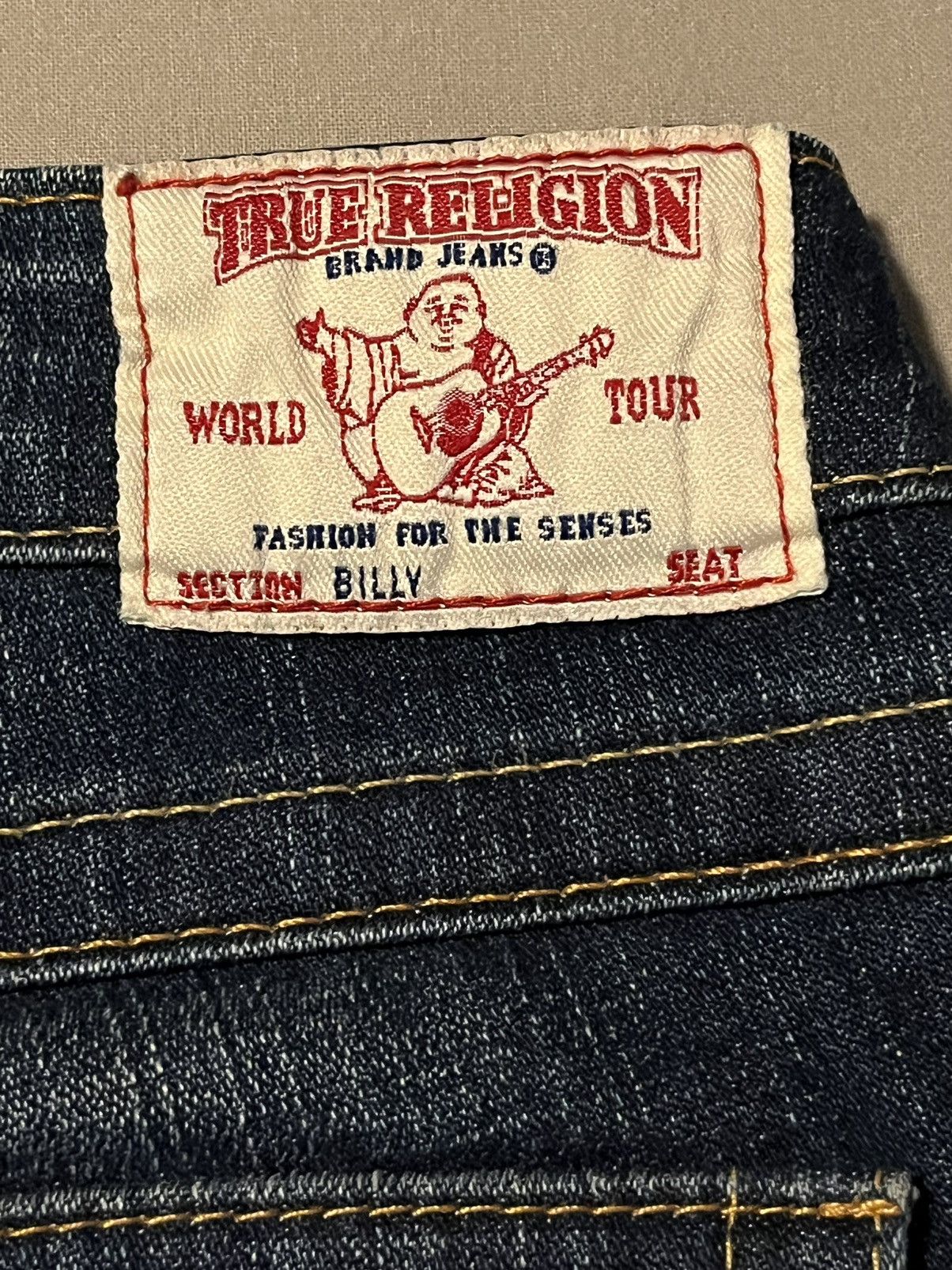 True Religion Vintage True Religion Brand Jeans Billy Straight Denim USA Size 29" - 11 Thumbnail