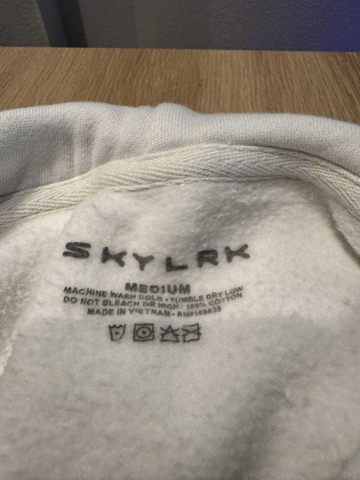 SKYLRK Official Coachella 2026 White "Bieber "Hoodie SKYLRK Size US M / EU 48-50 / 2 - 3 Thumbnail