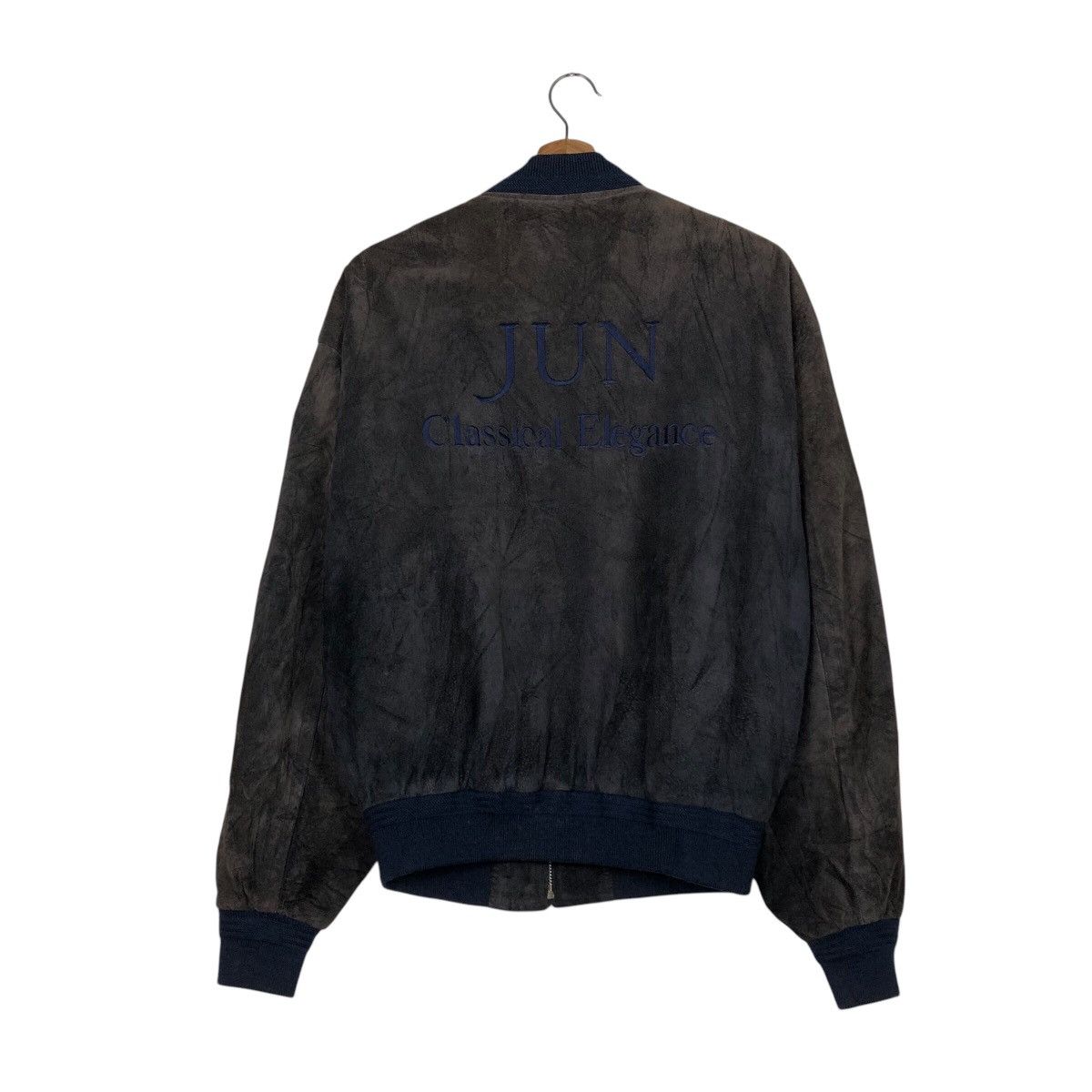 Japanese Brand 📌Vintage Bomber Leather Jacket Jun Men Suede Issey Miyake Size US M / EU 48-50 / 2 - 9 Thumbnail