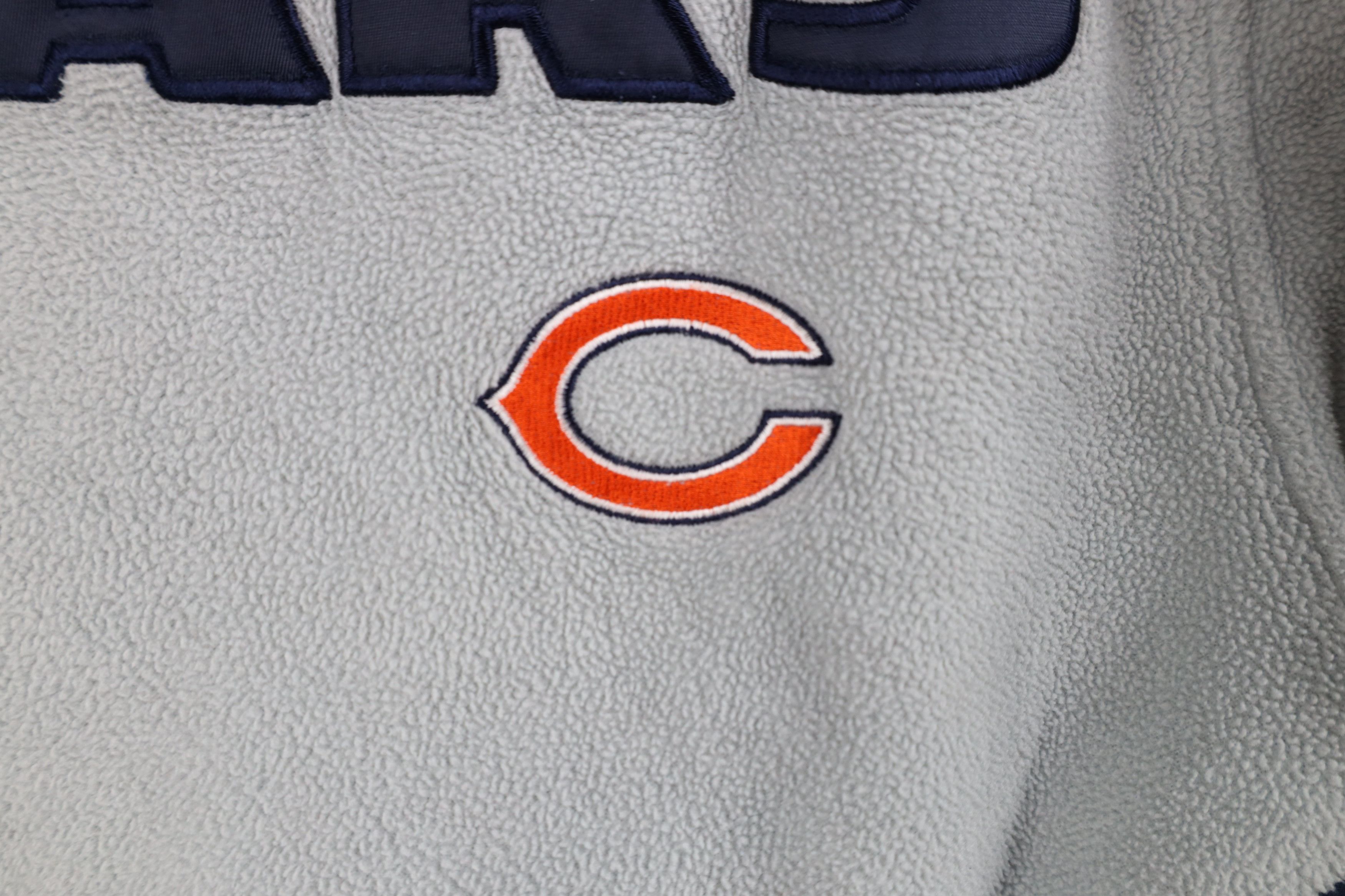 Reebok Vintage Reebok Chicago Bears Football Fleece Zip Jacket Size US L / EU 52-54 / 3 - 6 Thumbnail