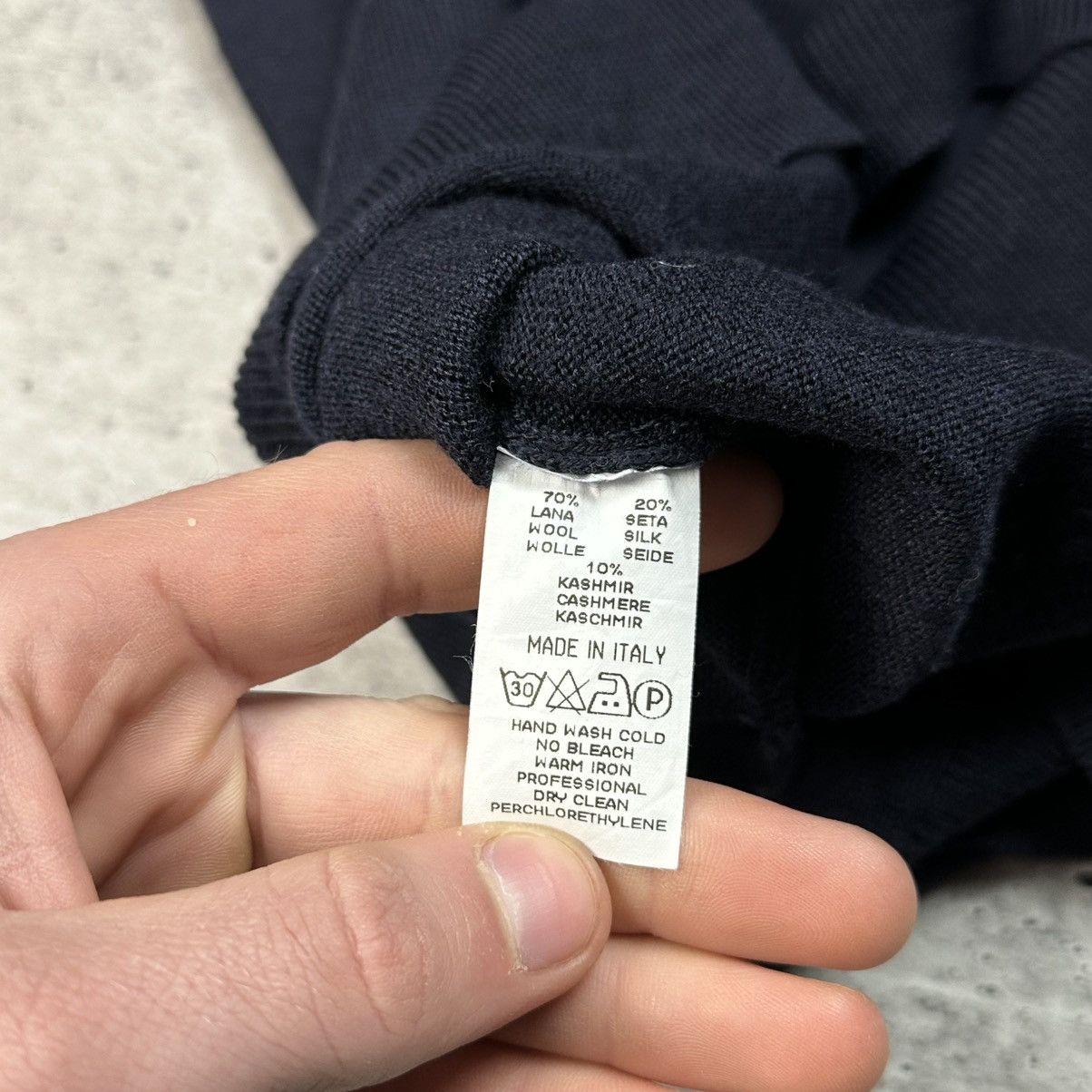 Gran Sasso Vintage Gran Sasso Vest Navy Blue Wool Men’s Size XL Size US XL / EU 56 / 4 - 6 Thumbnail