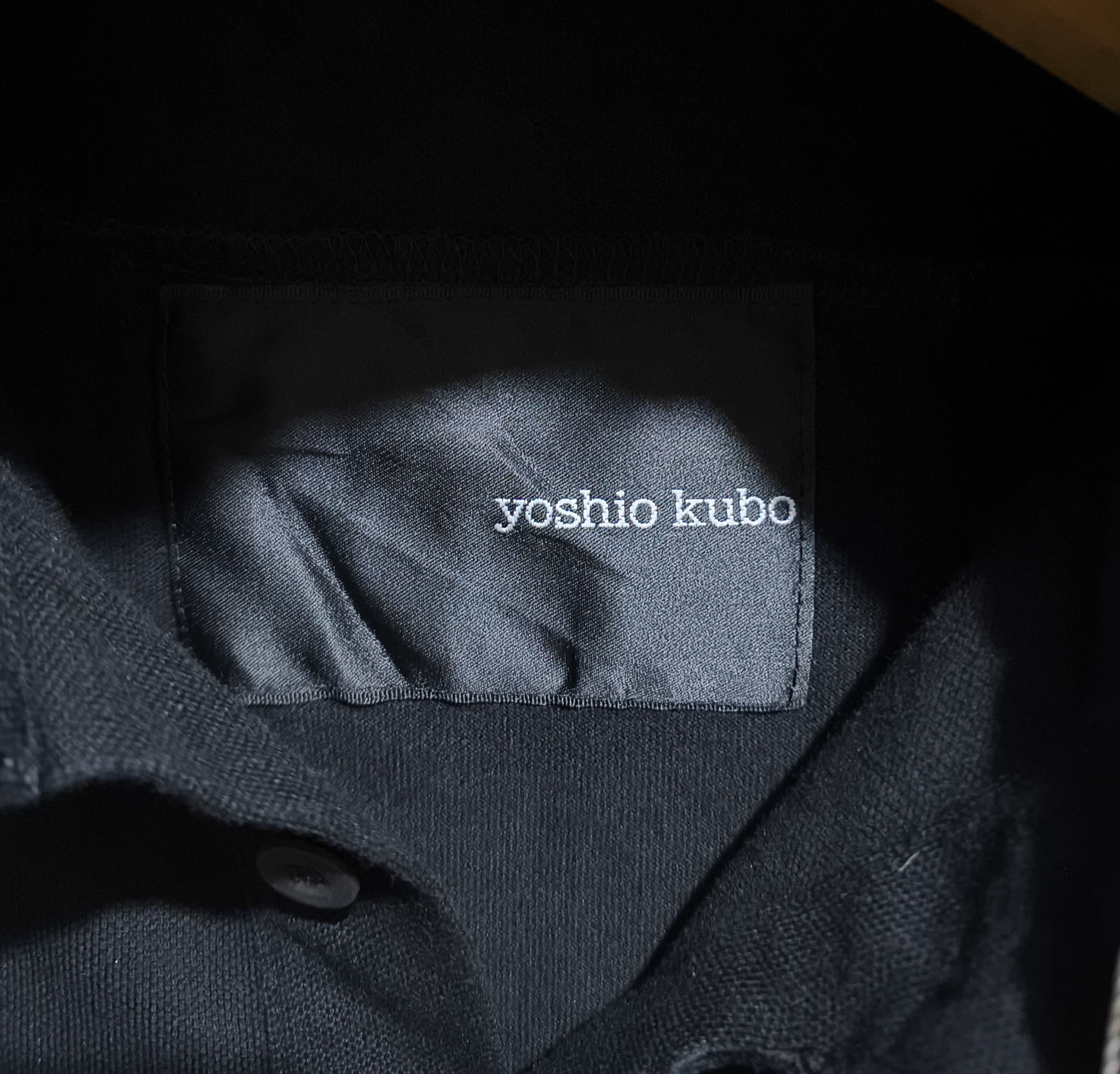Yoshio Kubo 💥ARCHIVE💥 Yoshio Kubo SS09 Black Hooded Polo Shirt Size US XS / EU 42 / 0 - 7 Thumbnail