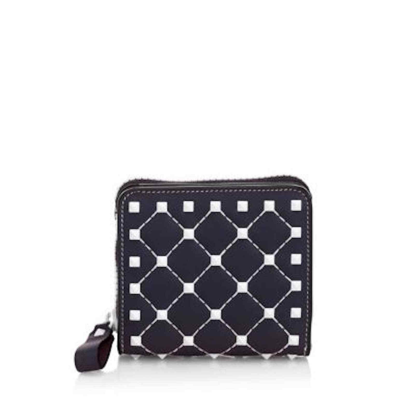 Valentino Valentino Spike Leather Small Zip French Compact Wallet Size ONE SIZE - 4 Thumbnail