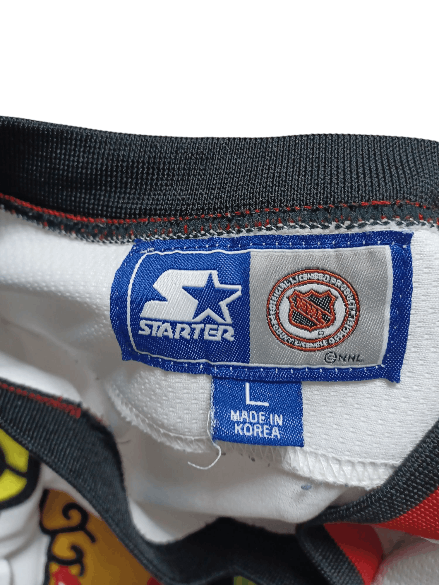 Starter CHICAGO BLACKHAWKS NHL STARTER VINTAGE MADE IN KOREA JERSEY Size US L / EU 52-54 / 3 - 6 Thumbnail