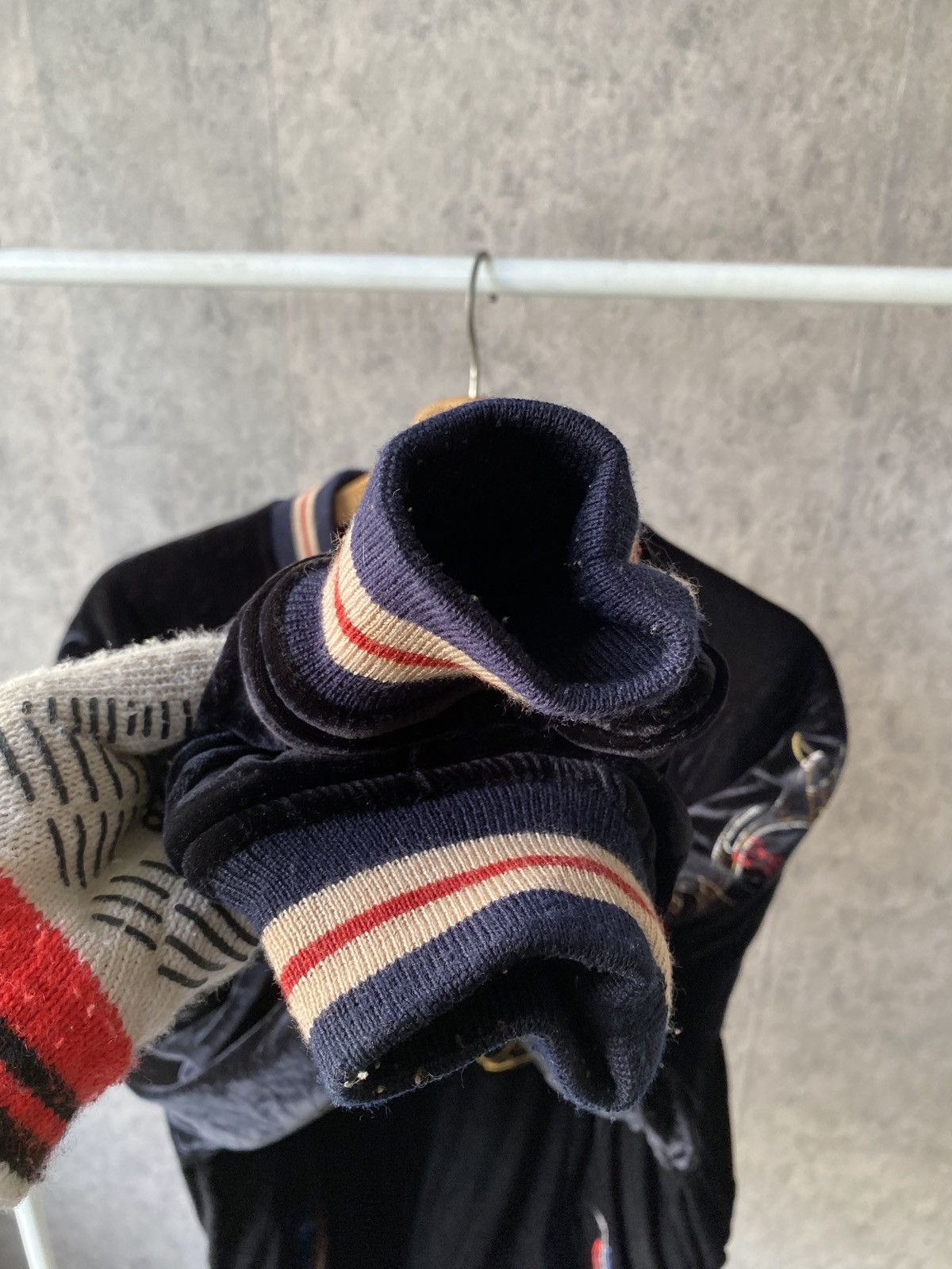 Japanese Brand Vintage Tedman Velvet Sukajan Traditional Japan Jacket Size US M / EU 48-50 / 2 - 7 Thumbnail