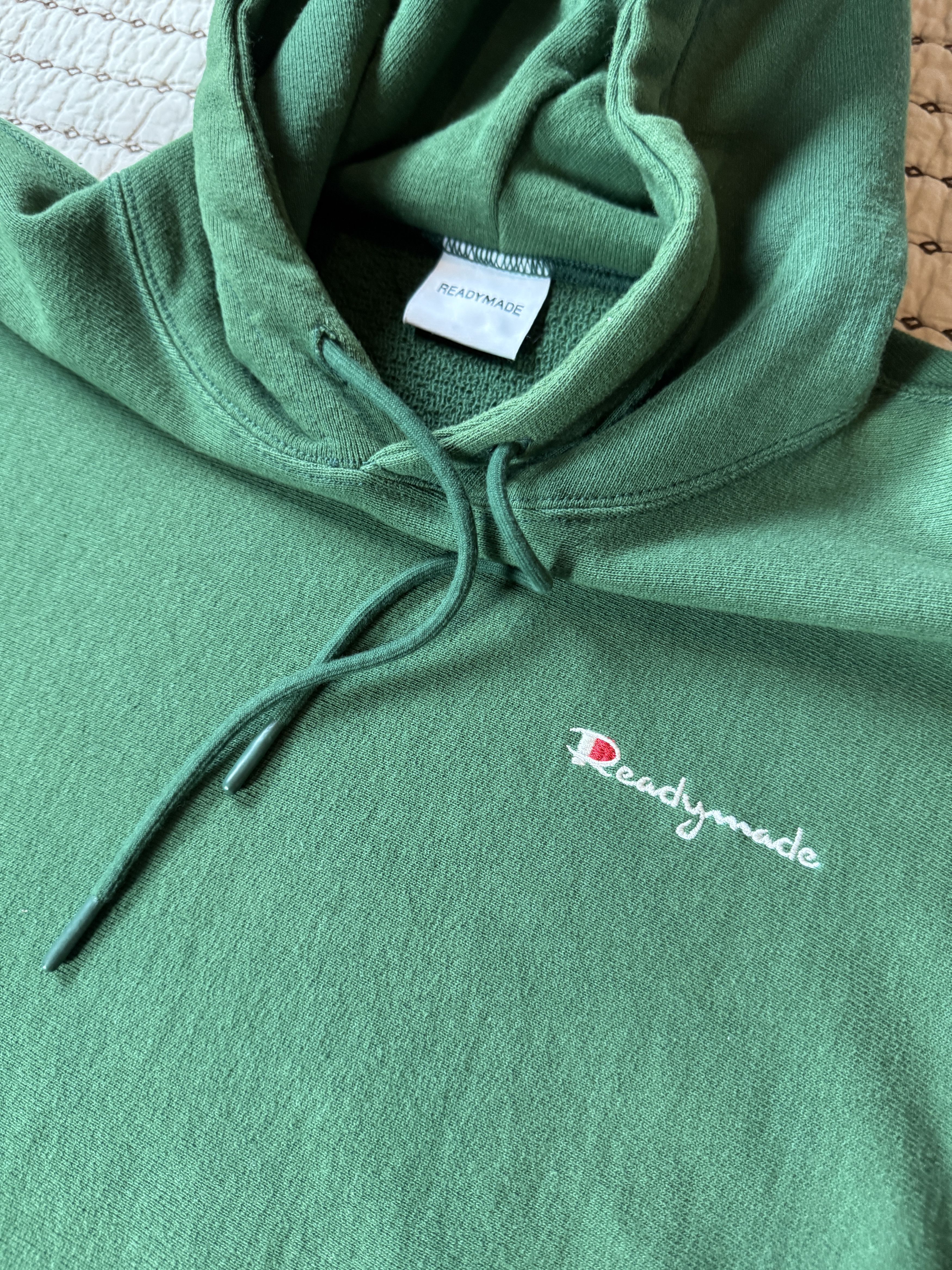 READYMADE READYMADE 'PIONCHAM' HOODIE - CHAMPION REMAKE GREEN TTS MED Size US M / EU 48-50 / 2 - 1 Thumbnail