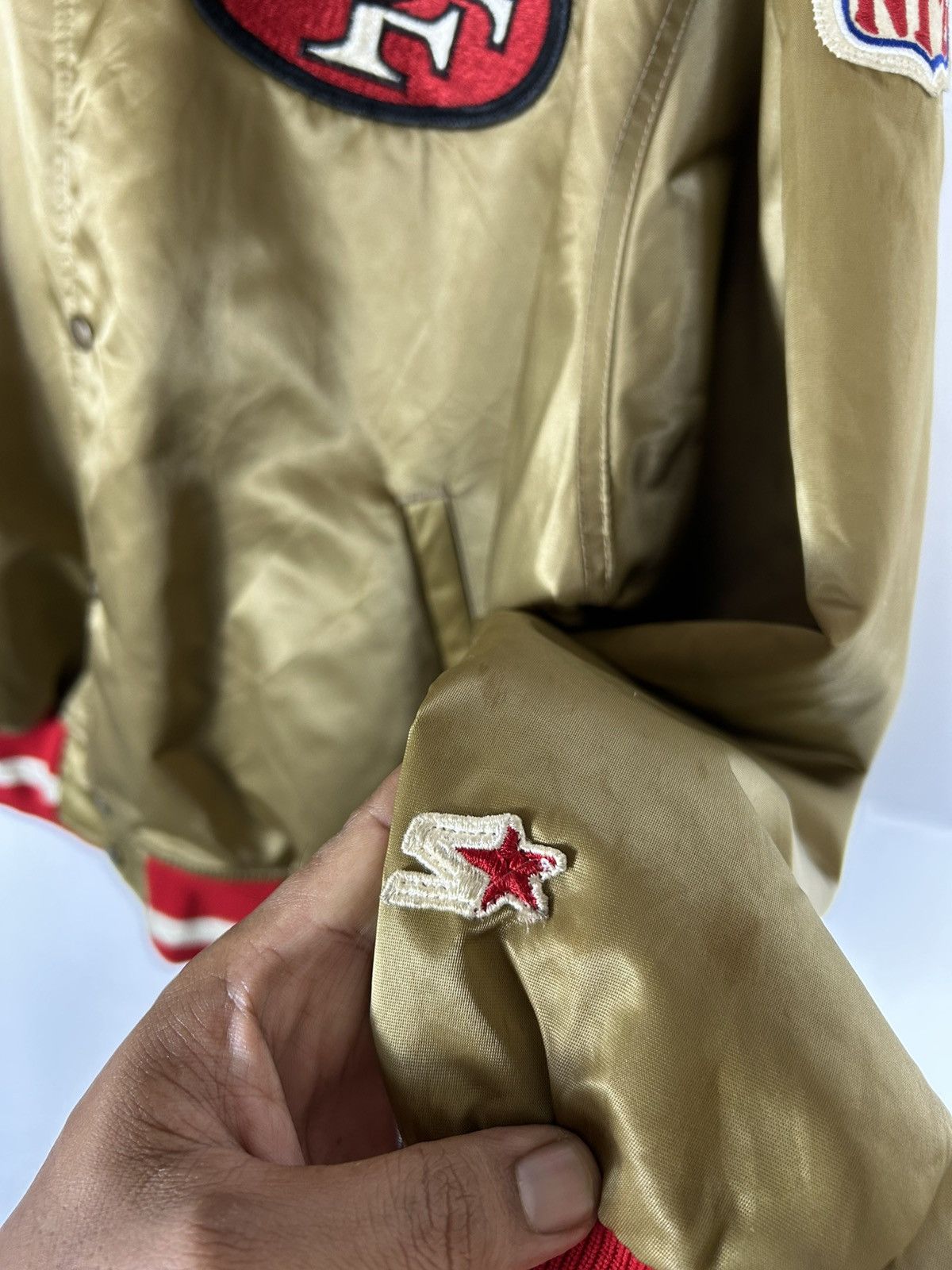 Starter ⚡️Vintage NFL 49ERS Starter 80s U.S.A Nylon Jacket Size US XL / EU 56 / 4 - 9 Thumbnail