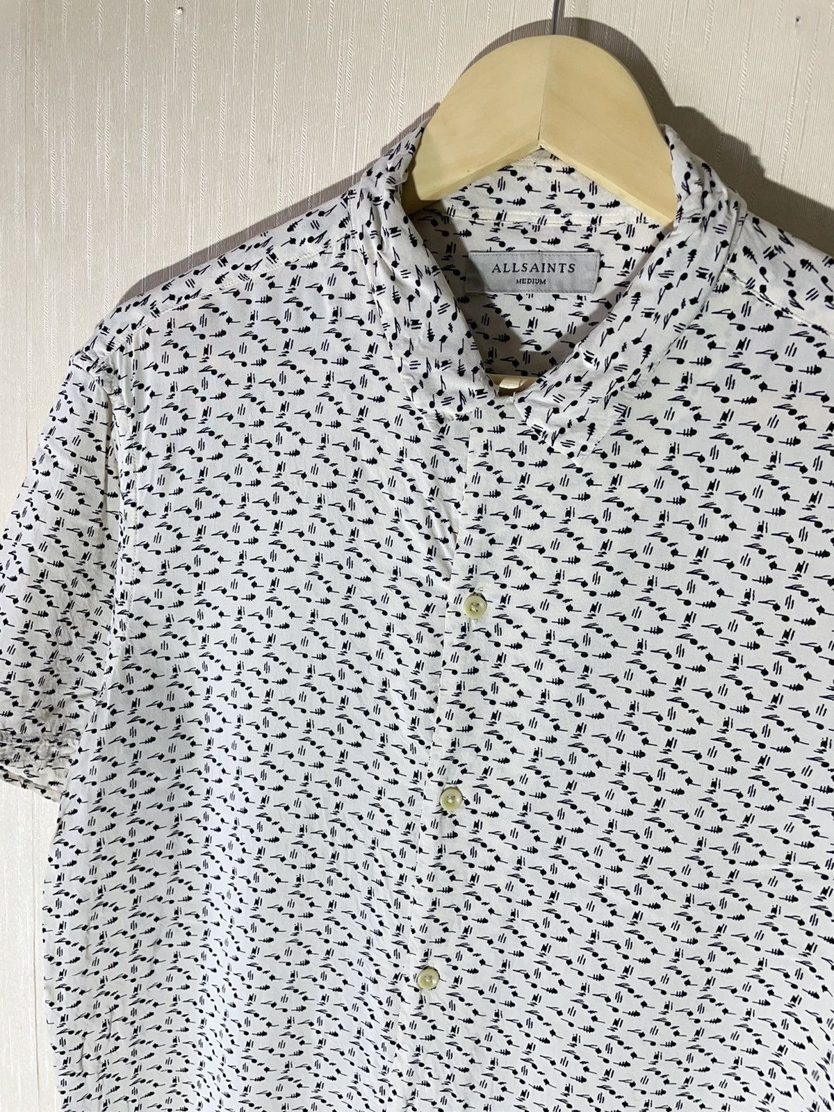 Allsaints × Japanese Brand Allsaints streetwear shirt Size US M / EU 48-50 / 2 - 3 Thumbnail
