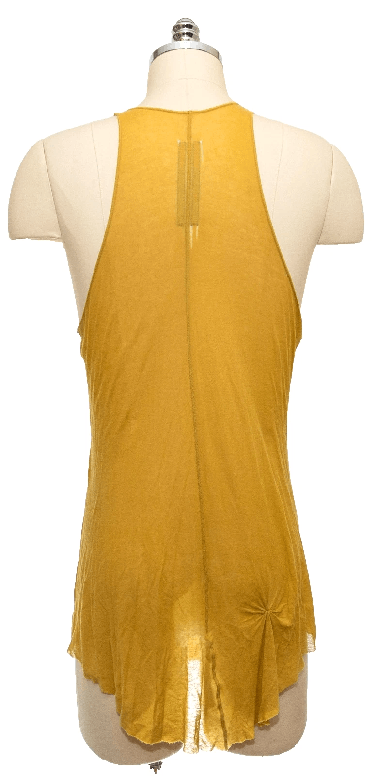 Rick Owens Rick Owens Golden Tank Top Size US M / EU 48-50 / 2 - 2 Thumbnail
