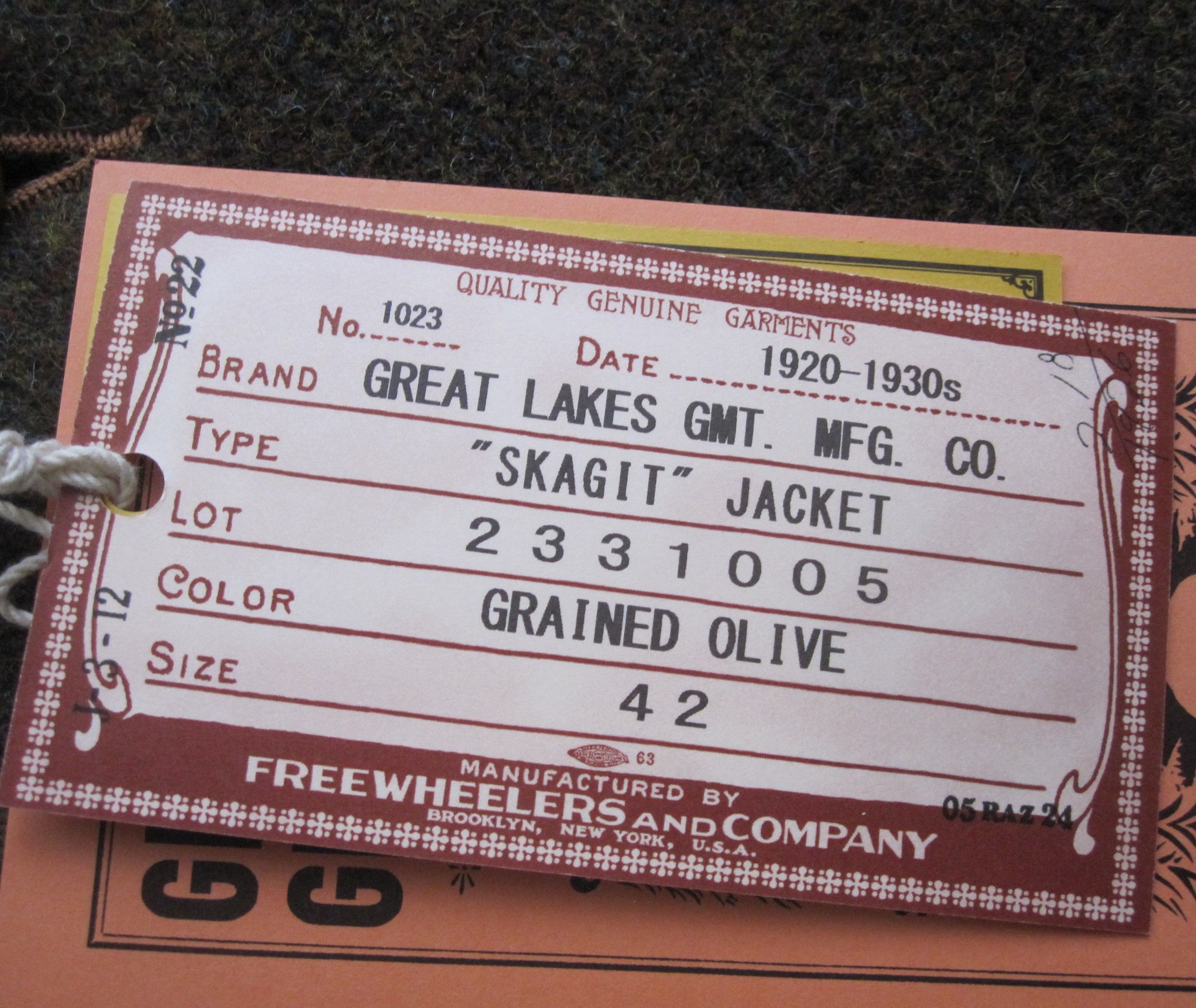 Freewheelers “SKAGIT" WOOL JACKET Size US L / EU 52-54 / 3 - 12 Thumbnail