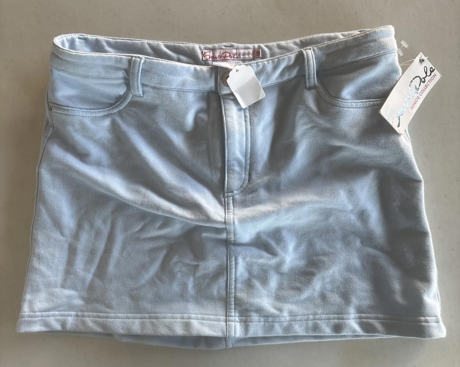 Southpole South Pole Junior Collection Size 9 Sky Blue Miniskirt NWT Size 32" / US 10 / IT 46 - 1 Thumbnail