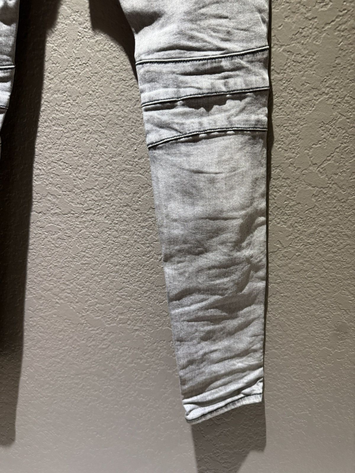 Crysp Denim Crysp Denim Skinny Slim Biker Rocker Denim Aged Wash 30 Size US 30 / EU 46 - 15 Thumbnail