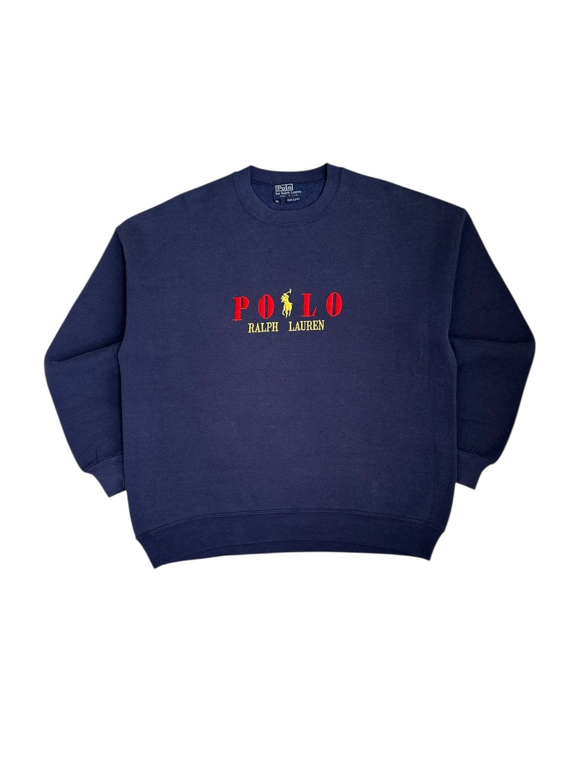 Polo Ralph Lauren Vintage Polo Ralph Lauren Embroidery Sweatshirt Made in USA Size US XL / EU 56 / 4 - 1 Thumbnail