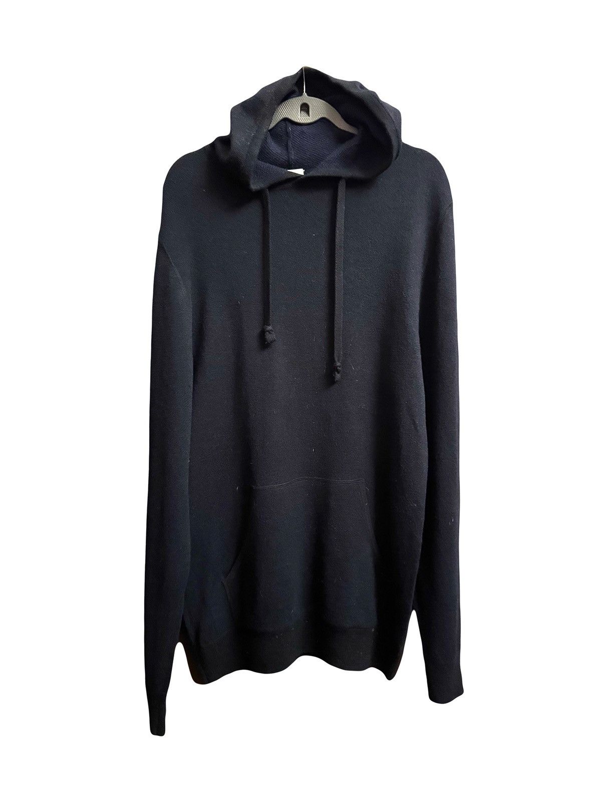 Aspesi aspesi men long navy wool hoodie sweater Size US M / EU 48-50 / 2 - 1 Thumbnail
