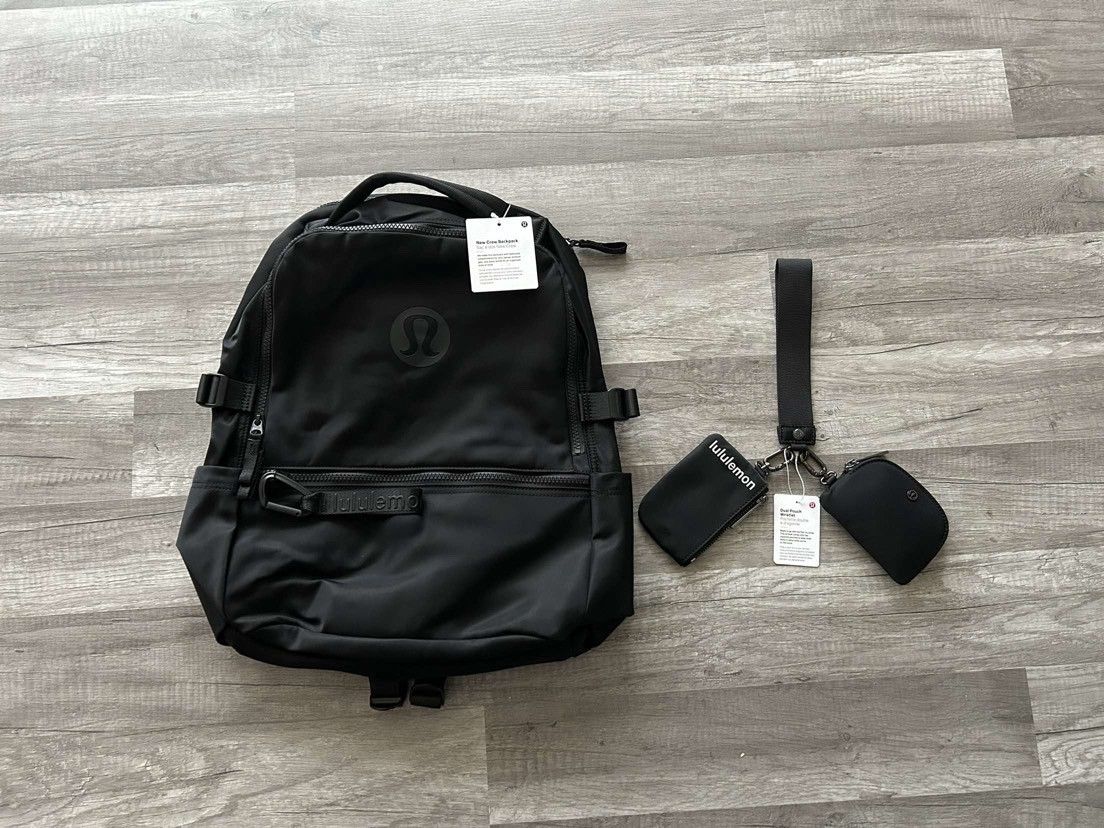 Lululemon Lululemon Bundle Backpack and Dual Pouch Wristlet Keychain Size ONE SIZE - 1 Thumbnail