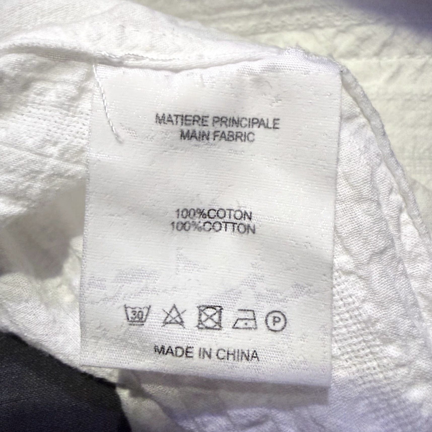 Vanessa Bruno VINTAGE Vanessa Bruno Button-Up Shirt White Cotton Textured Long Sleeve Collared Size 38 100% Cotton Mens Womens? Size M / US 6-8 / IT 42-44 - 7 Thumbnail