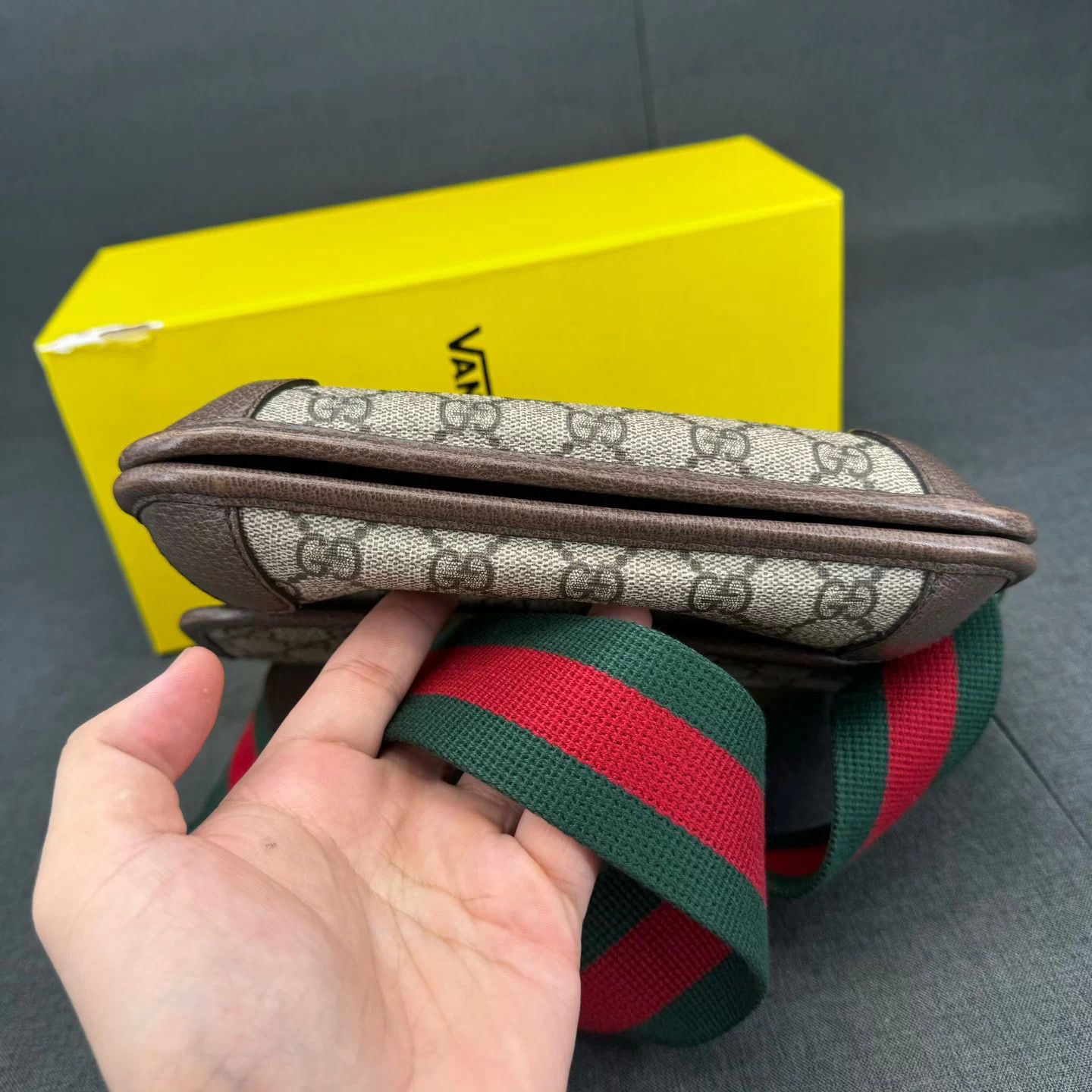Gucci Gucci Double Face Tiger Head Black Small Bag Size ONE SIZE - 8 Thumbnail