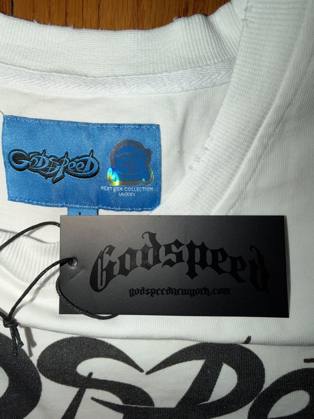Godspeed Godspeed Keychain Graphic Tee White Size L Size US L / EU 52-54 / 3 - 3 Thumbnail