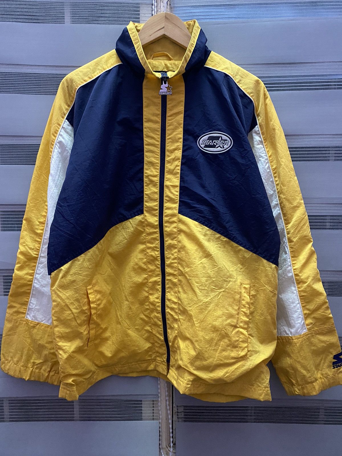 Starter × Vintage Vintage Starter Michigan Styled Light Jacket Size US L / EU 52-54 / 3 - 1 Thumbnail