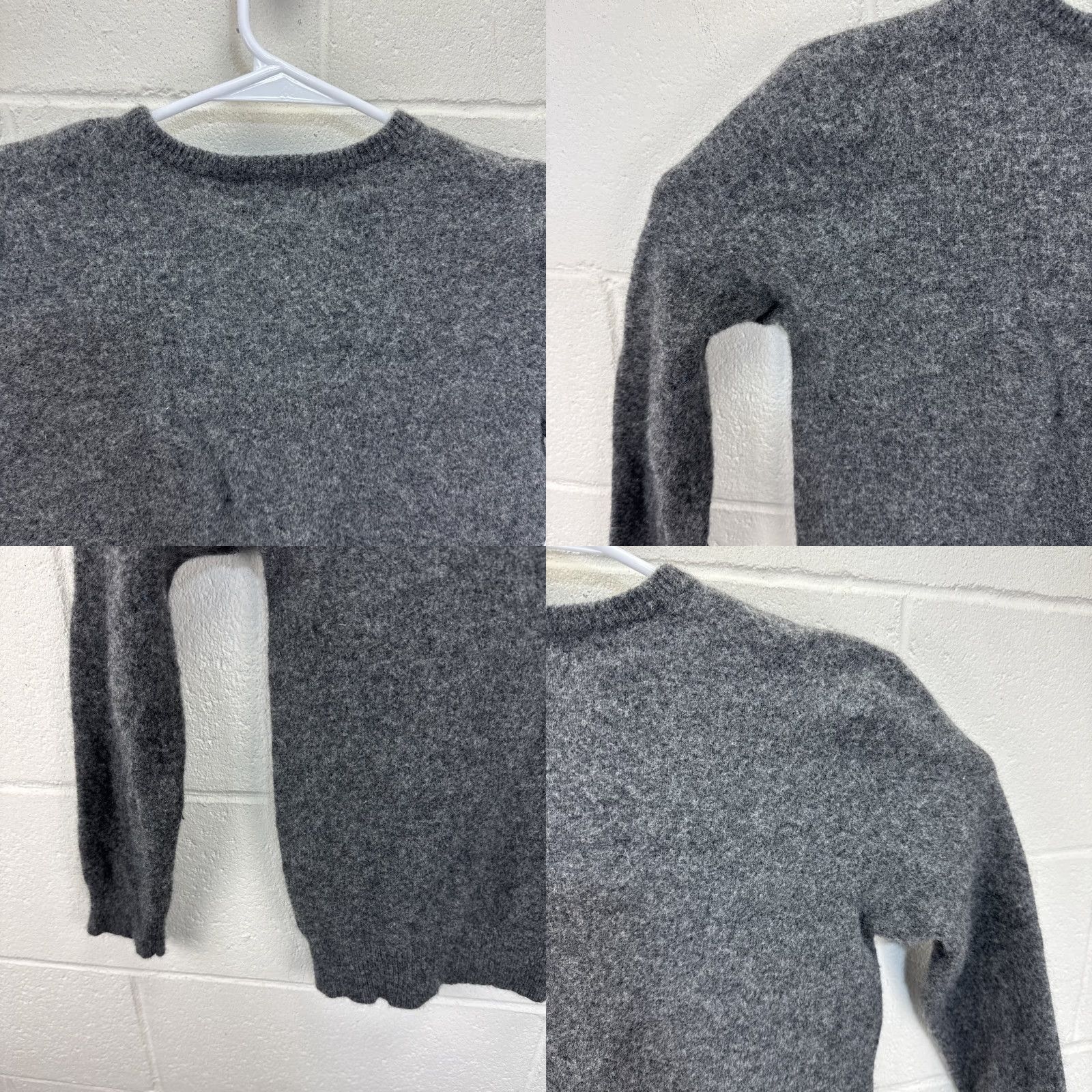 Polo Ralph Lauren VINTAGE Polo Ralph Lauren Sweater Womens Large Grey 100% Lambswool V Neck Pullover Embroidered Logo Minimalist Classic Outdoor 90s Sports Preppy Size L / US 10 / IT 46 - 9 Thumbnail