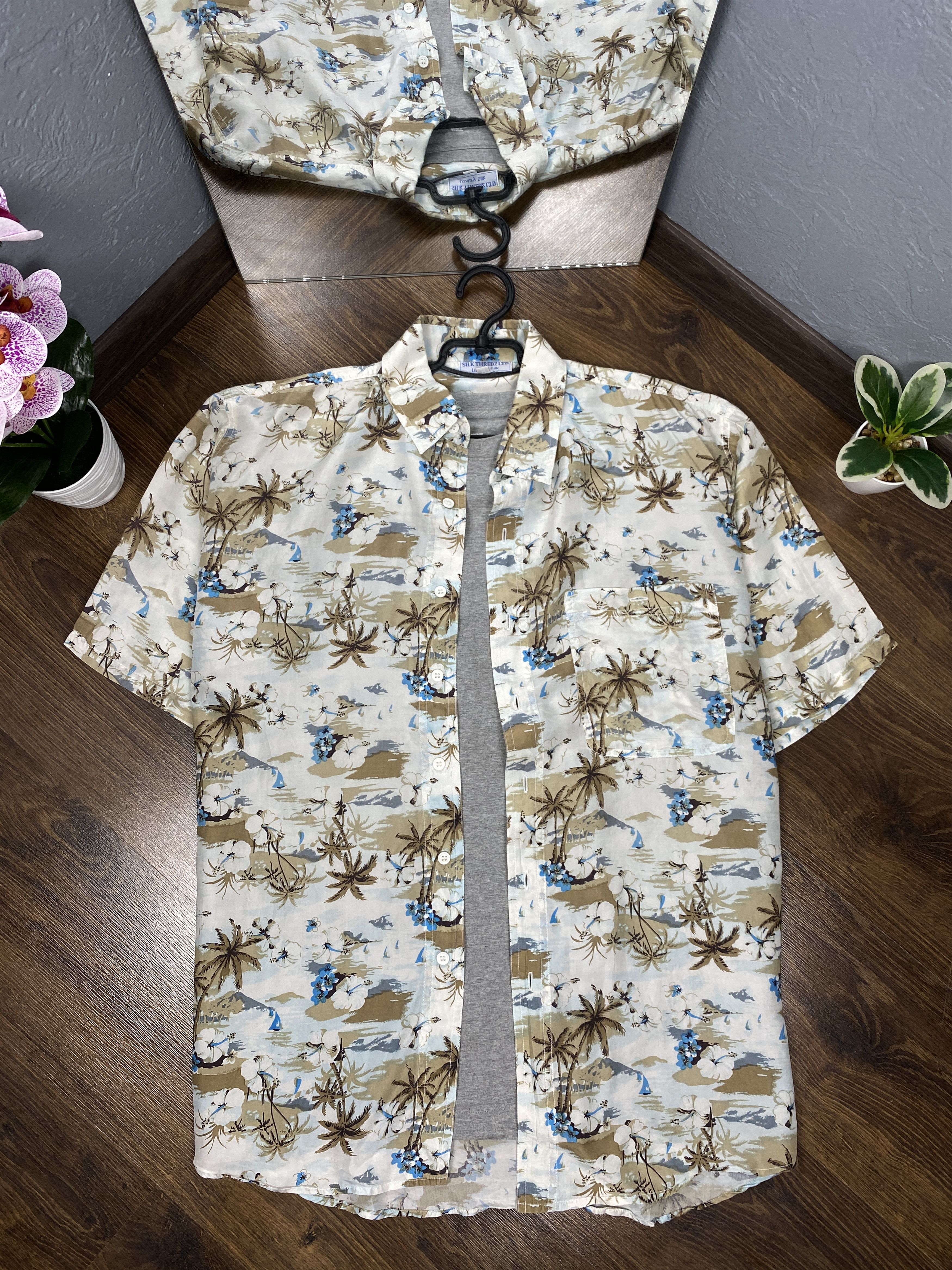 Vintage Vintage silk hawaiian shirt y2k aloha Size US M / EU 48-50 / 2 - 1 Thumbnail