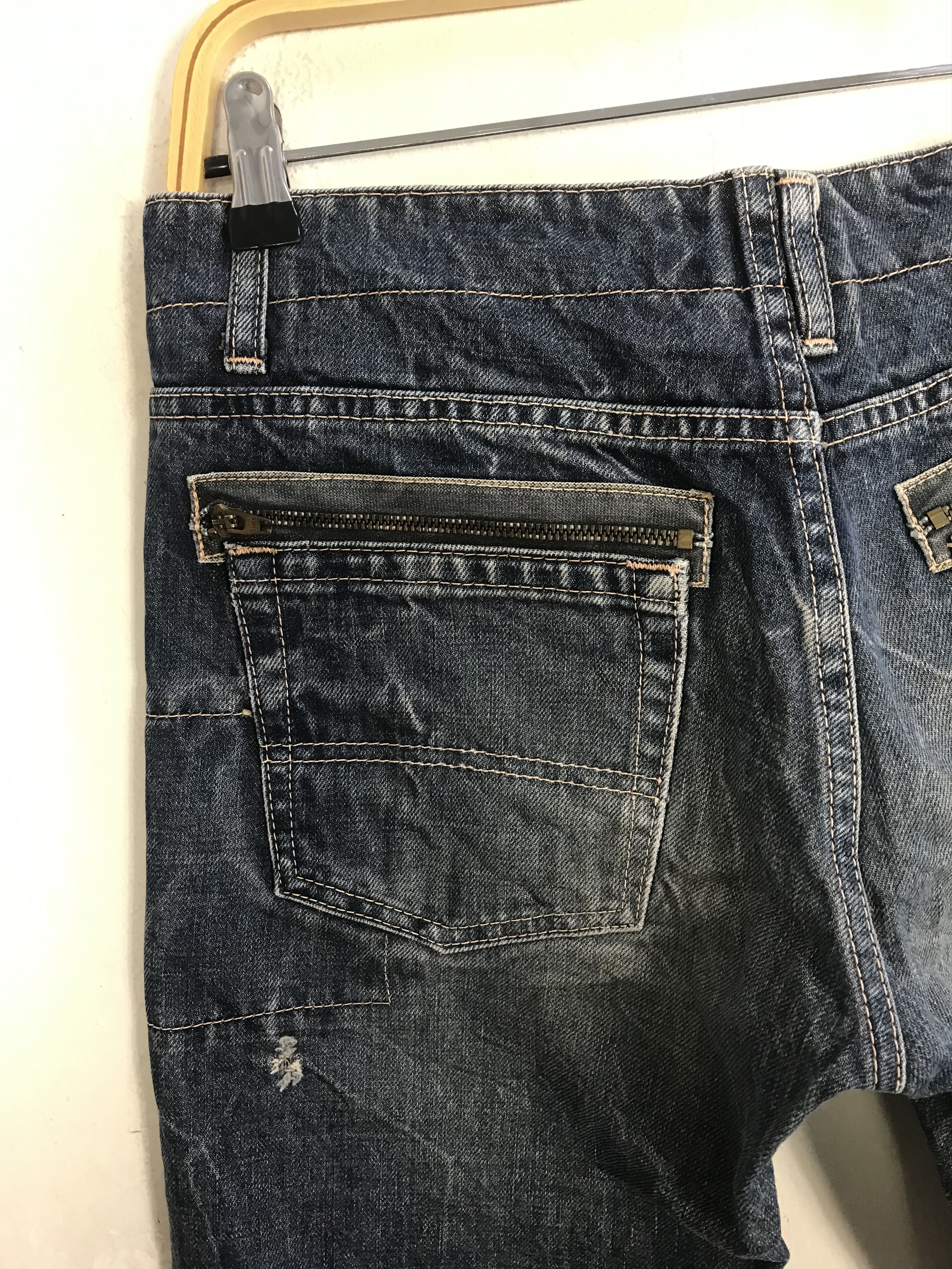 Blue Blue Japan Vintage Blue Blue Japan Denim Jeans Indigo Pant Straight Cut Size US 30 / EU 46 - 4 Thumbnail
