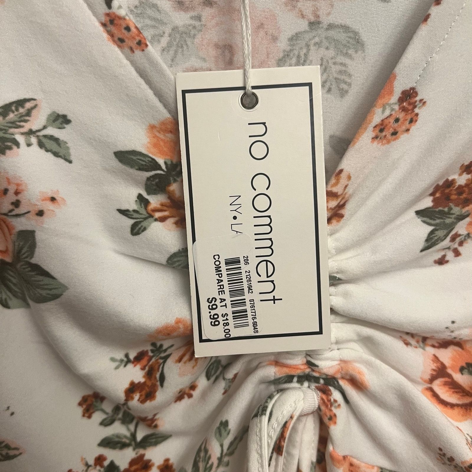 Other NWT No Comment LA Floral Cocktail Dress Medium Spring Size M / US 6-8 / IT 42-44 - 8 Thumbnail