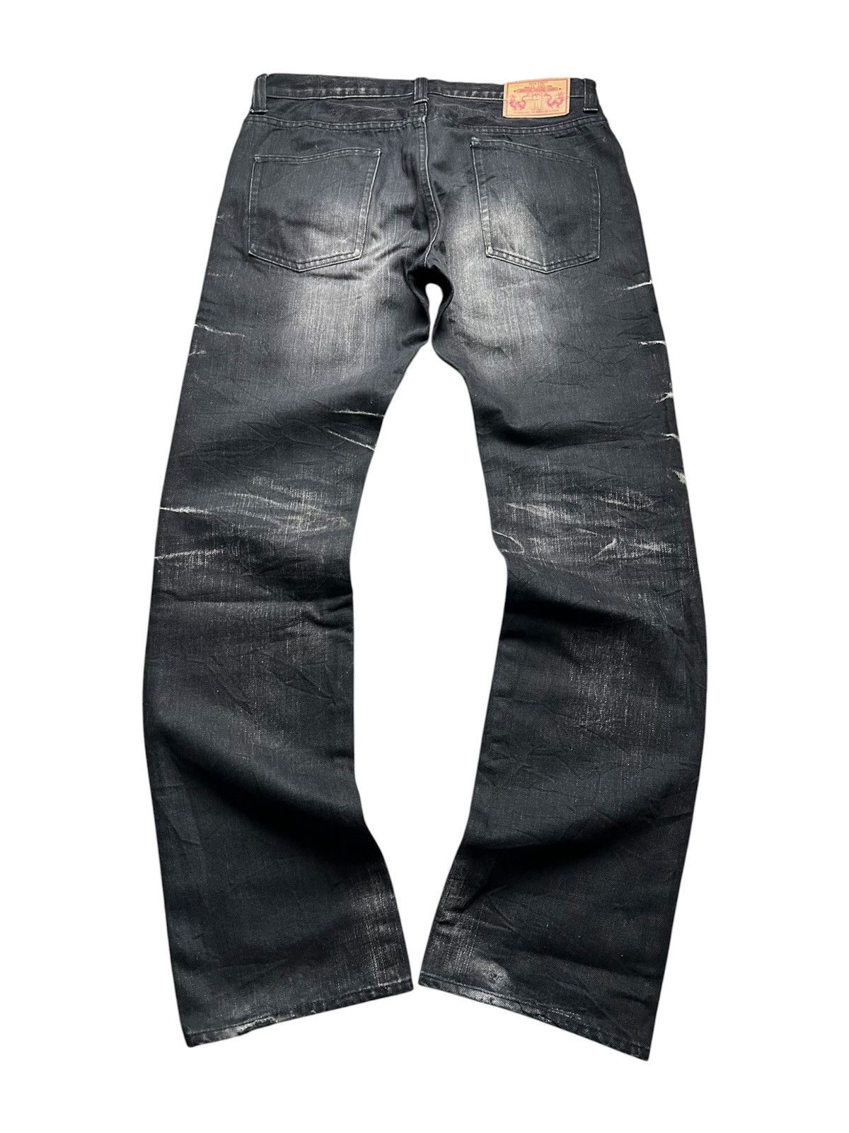 Tornado Mart Takeo Kikuchi Mud Max Clawmark Whiskered Jeans Size US 32 / EU 48 - 2 Thumbnail