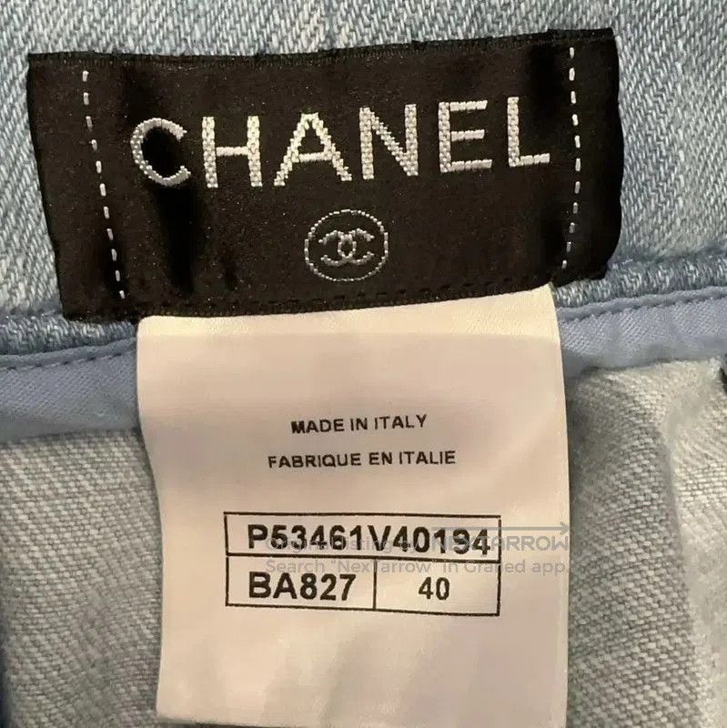 Chanel Chanel Summer Light Blue Denim Pants . Size 28" / US 6 / IT 42 - 3 Thumbnail