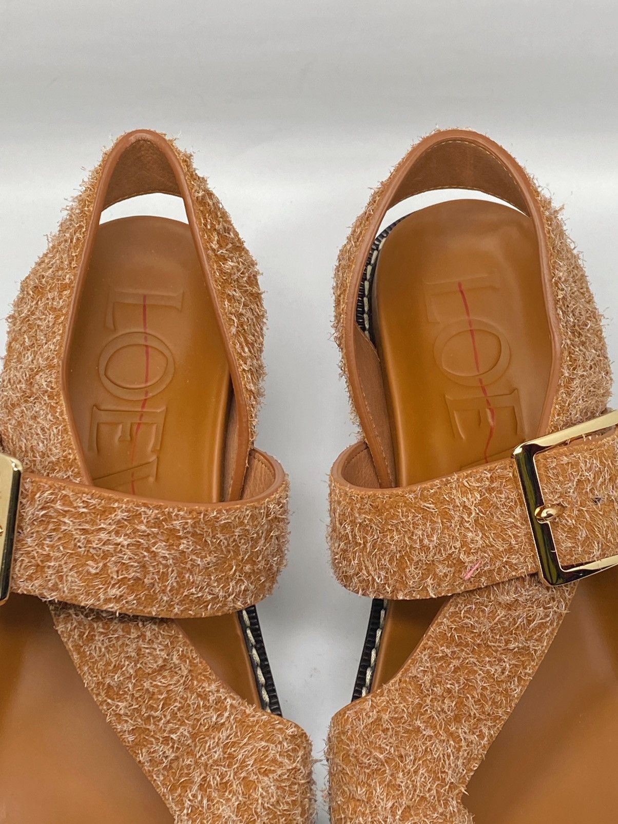 Loewe Loewe Ease heel suede sandal size 39 Size US 9 / IT 39 - 10 Thumbnail