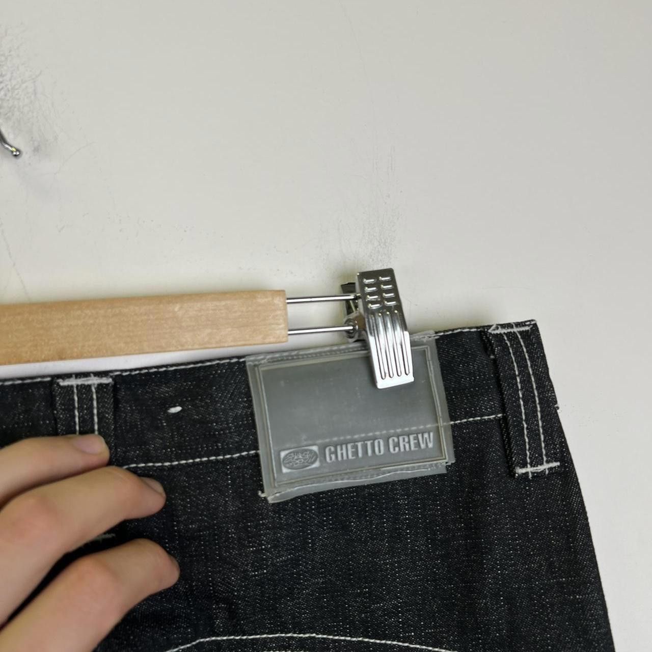 Designer Ghetto Crew Wear Graphic Denim Pants Baggy Skater Jeans Size US 34 / EU 50 - 7 Thumbnail
