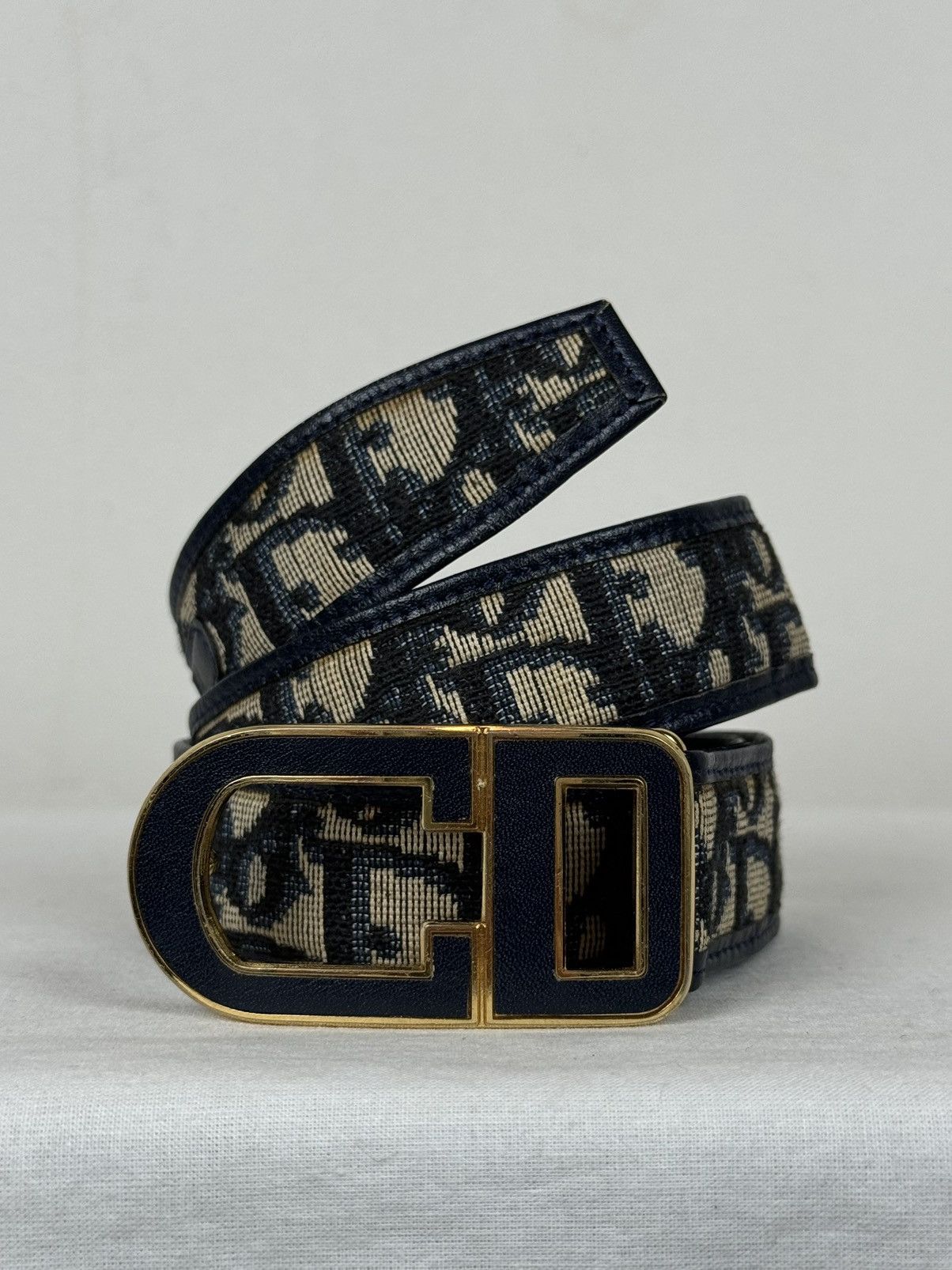 Dior Leather belt Christian Dior CD original luxury casual item Size ONE SIZE - 2 Thumbnail