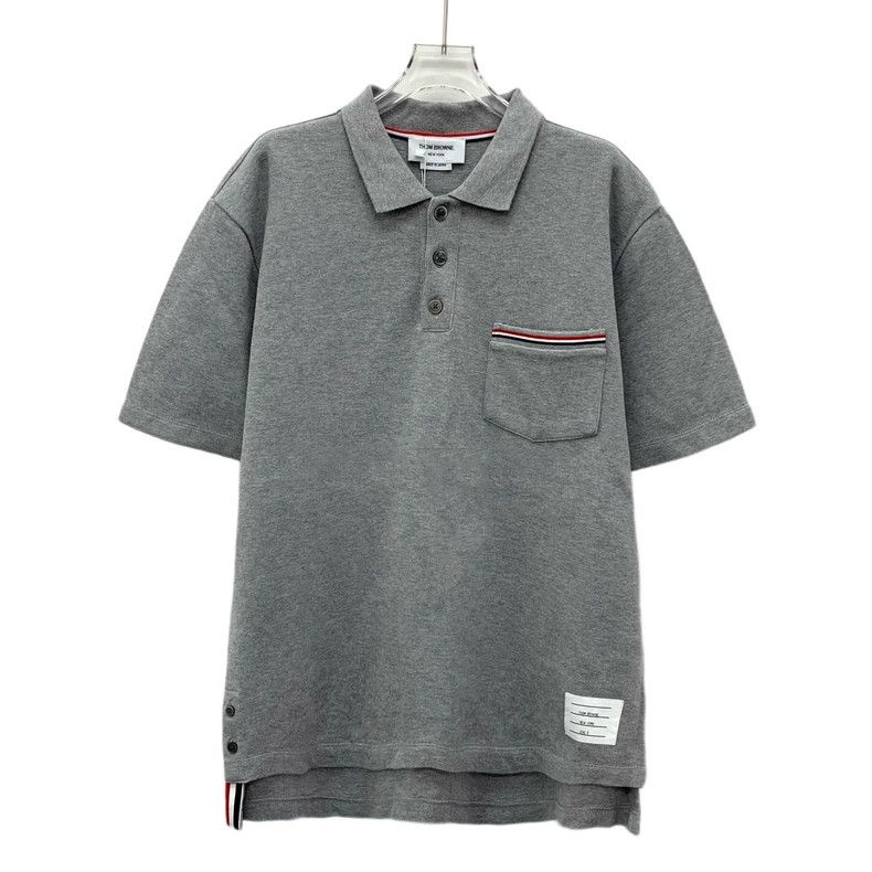 Thom Browne Thom Browne Short-sleeved Polo shirt Size US L / EU 52-54 / 3 - 1 Thumbnail