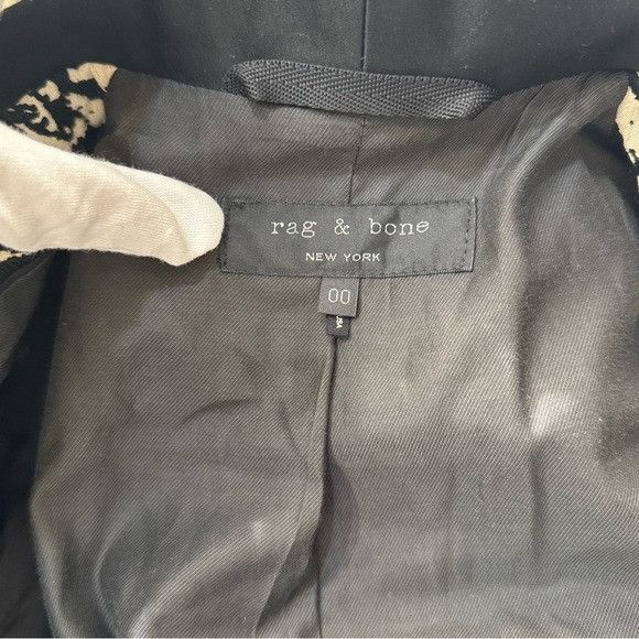 Rag & Bone RAG & BONE Harper Tuxedo Jacquard Blazer Jacket Size: 00 Size XXS / US 00 / IT 34 - 5 Thumbnail