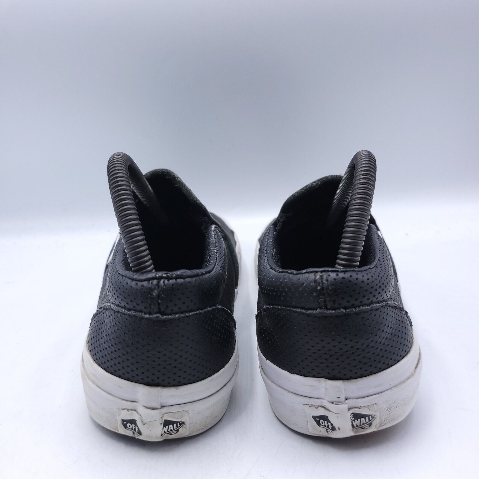 Vans Vans Off the Wall Shoe Womens Size 8.5 Mens 7 TB4R Black Size US 8.5 / IT 38.5 - 3 Thumbnail