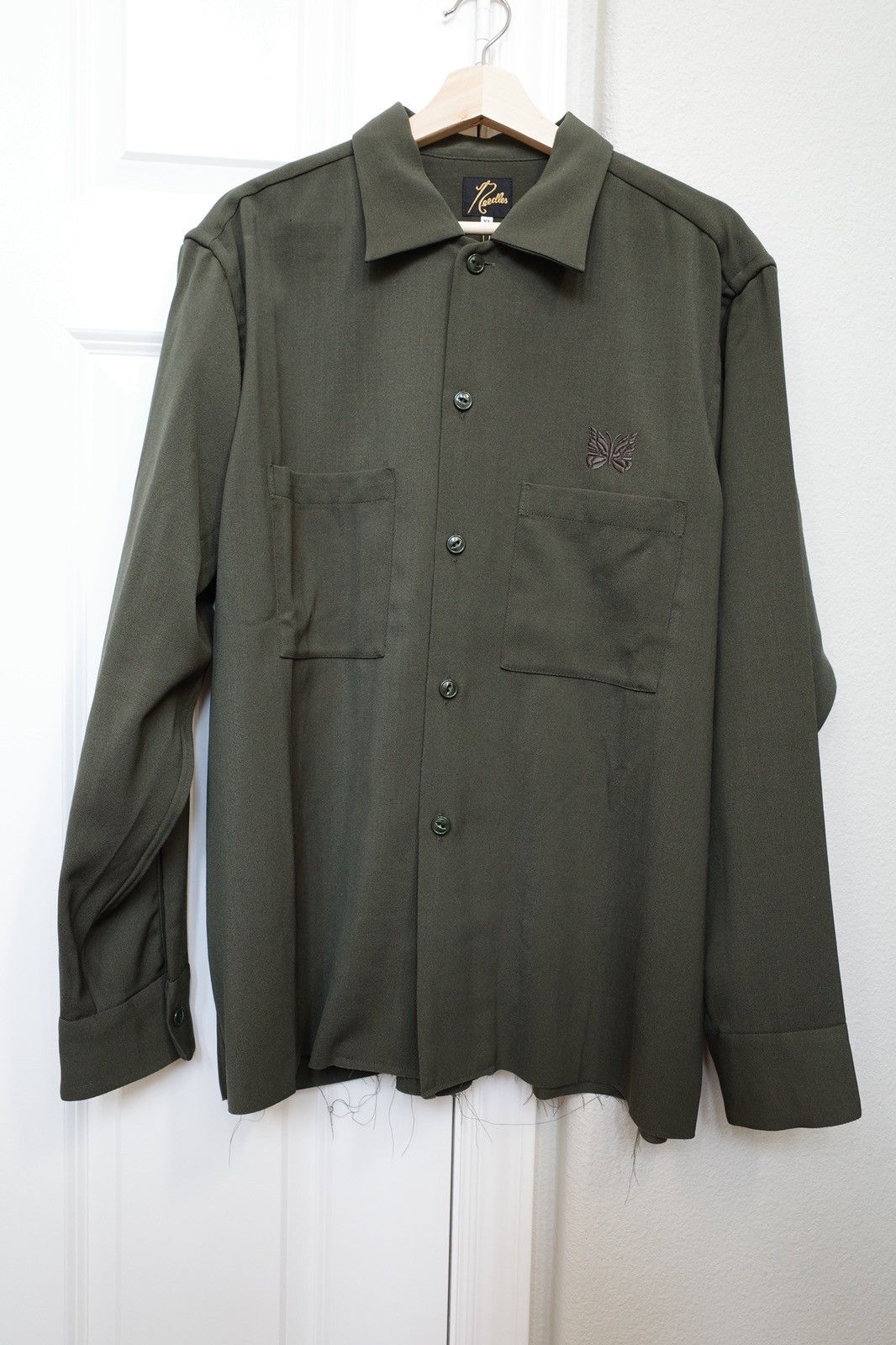 Needles needles classic shirt wool paisley JQ | Grailed