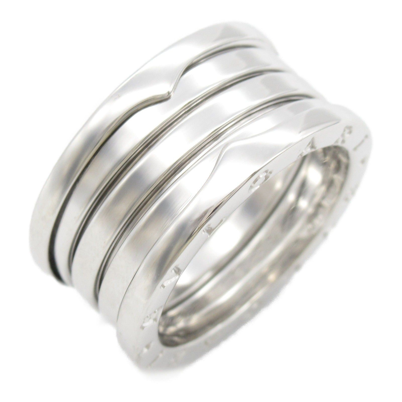 Bvlgari Bvlgari B Zero One Ring 3Belt K18Wg (White Gold) Silver Size ONE SIZE - 1 Thumbnail