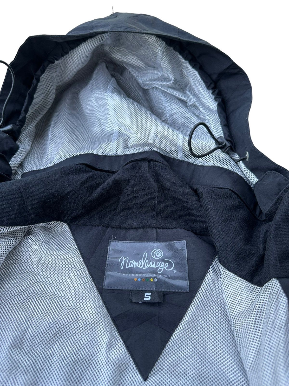 Japanese Brand Namelessage outdoor jacket hooded waterproof Size US S / EU 44-46 / 1 - 7 Thumbnail