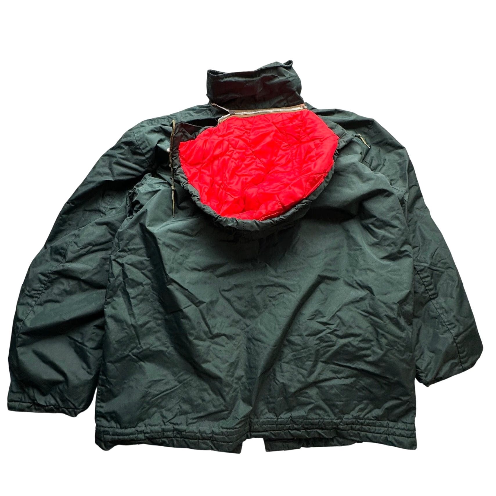 Lee VINTAGE Lee Union Made Norpole Pepperell Jacket Mens XL Green Hood Lined Overcoat Long Zip"} Size US XL / EU 56 / 4 - 7 Thumbnail