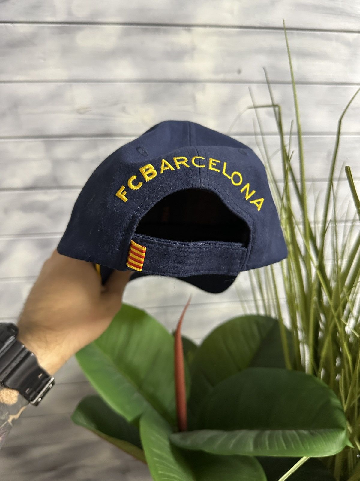 Vintage Rare Cap Football Club Barcelona Hat Soccer Size ONE SIZE - 6 Thumbnail