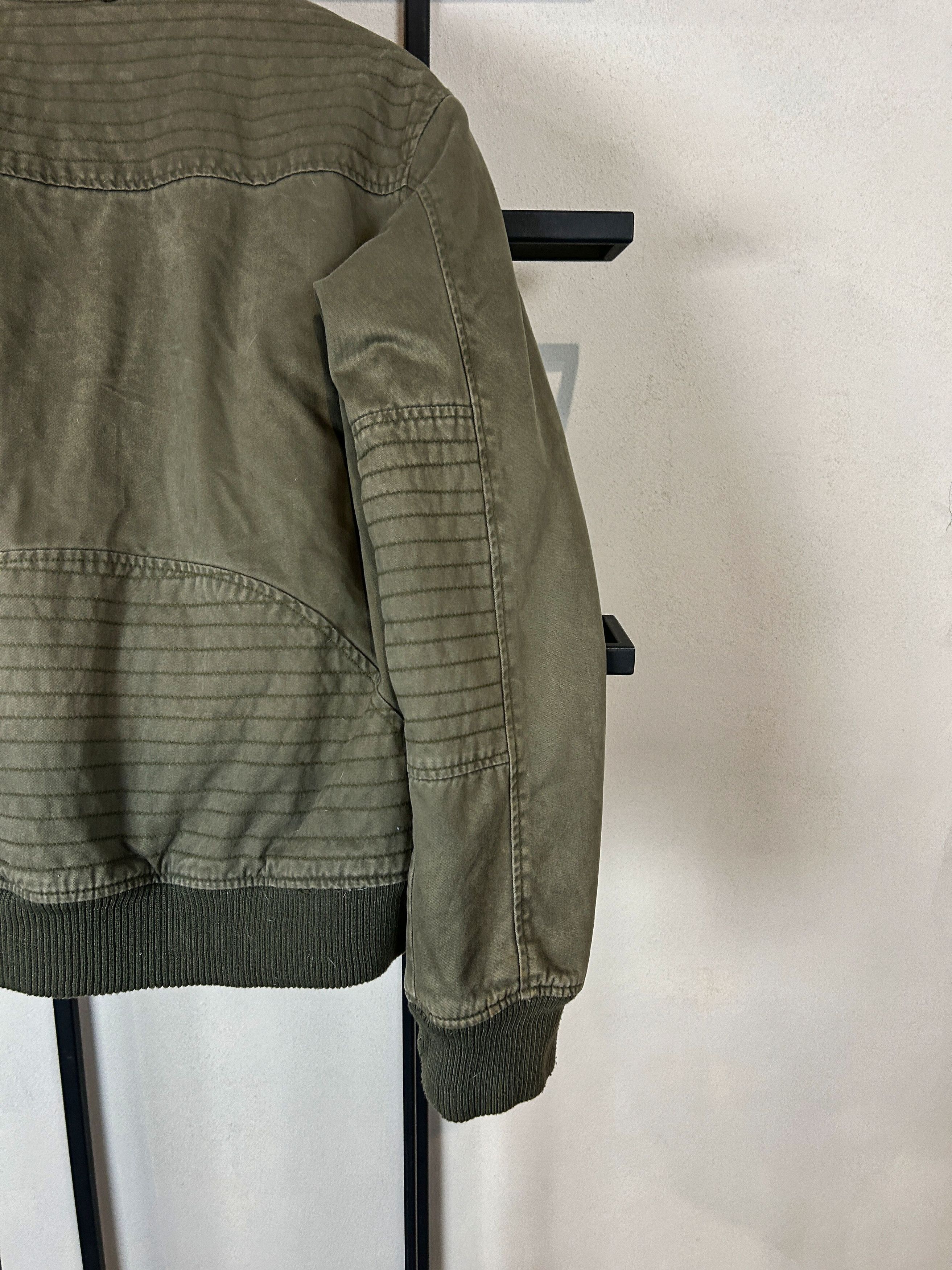 Japanese Brand VTG Olive Military Jacket Cropped Utility Y2K Minimal Fit Size US L / EU 52-54 / 3 - 9 Thumbnail